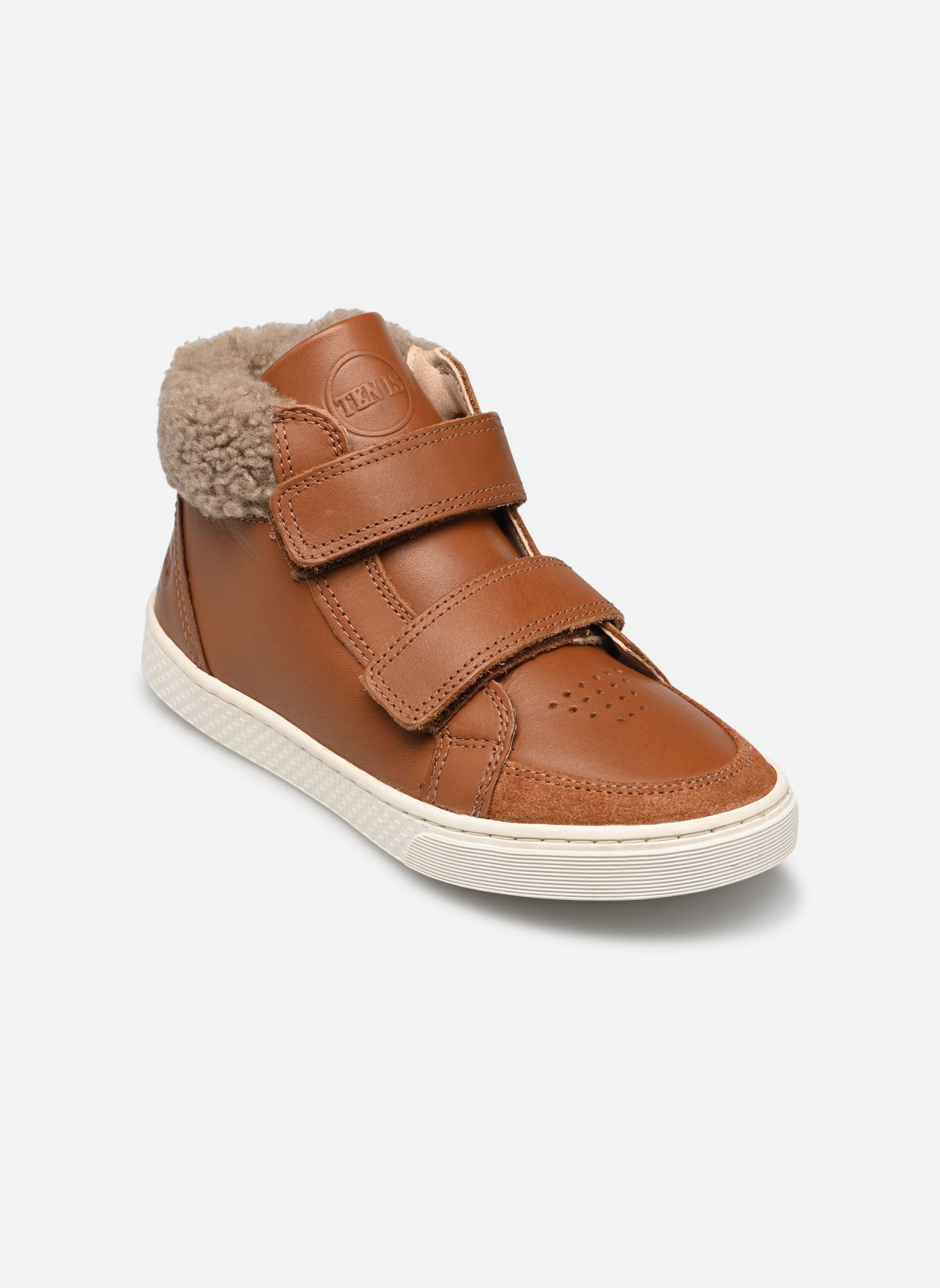 Baskets basses Ten Base Hi Fur garçon marron Ten IS Baskets basses Ten Base Hi Fur garçon marron CAMEL-BEIGE