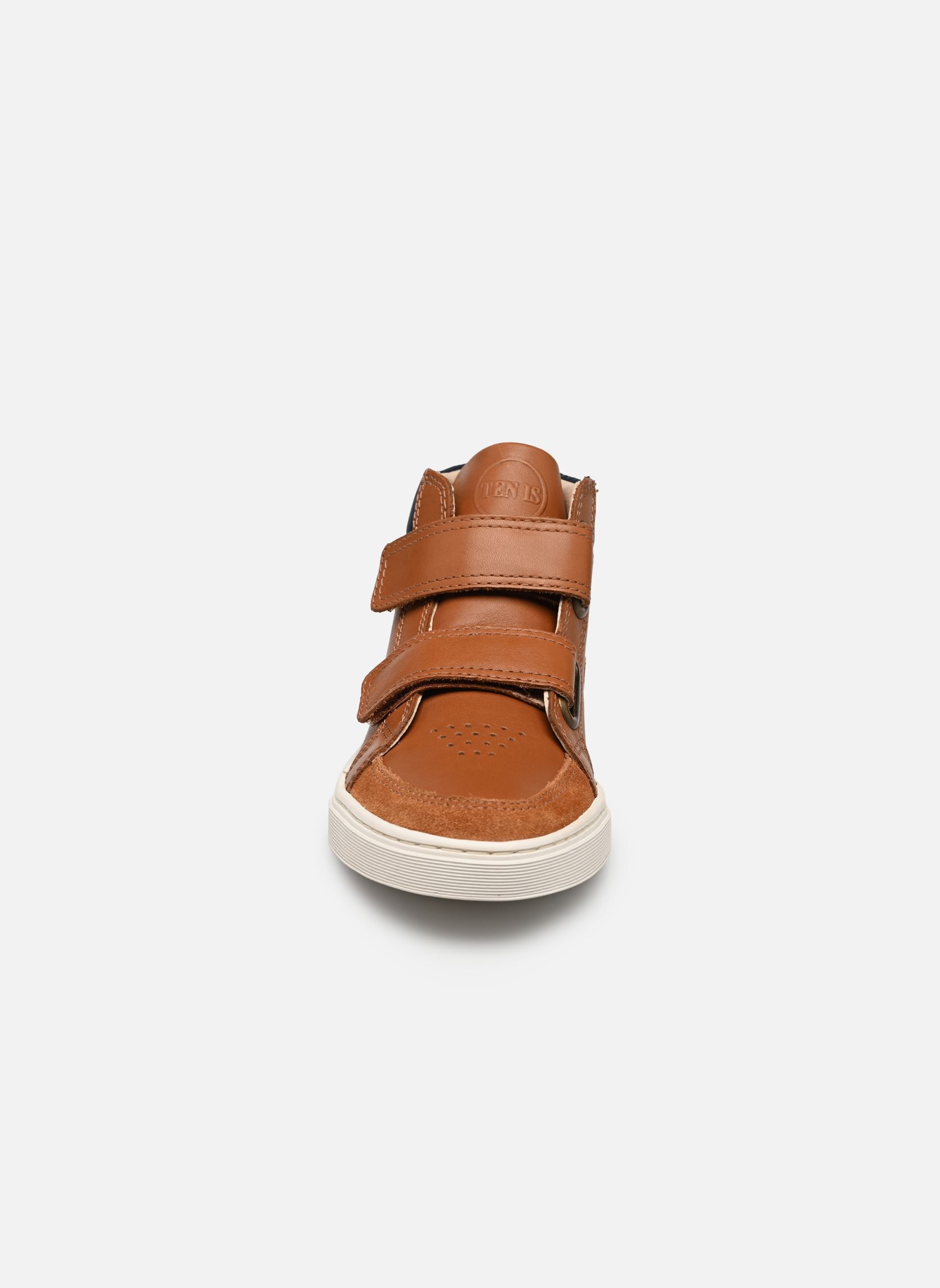 Lage sneakers Ten Base Hi V2 jongens bruin Ten IS Lage sneakers Ten Base Hi V2 jongens bruin CAMEL - NAVY