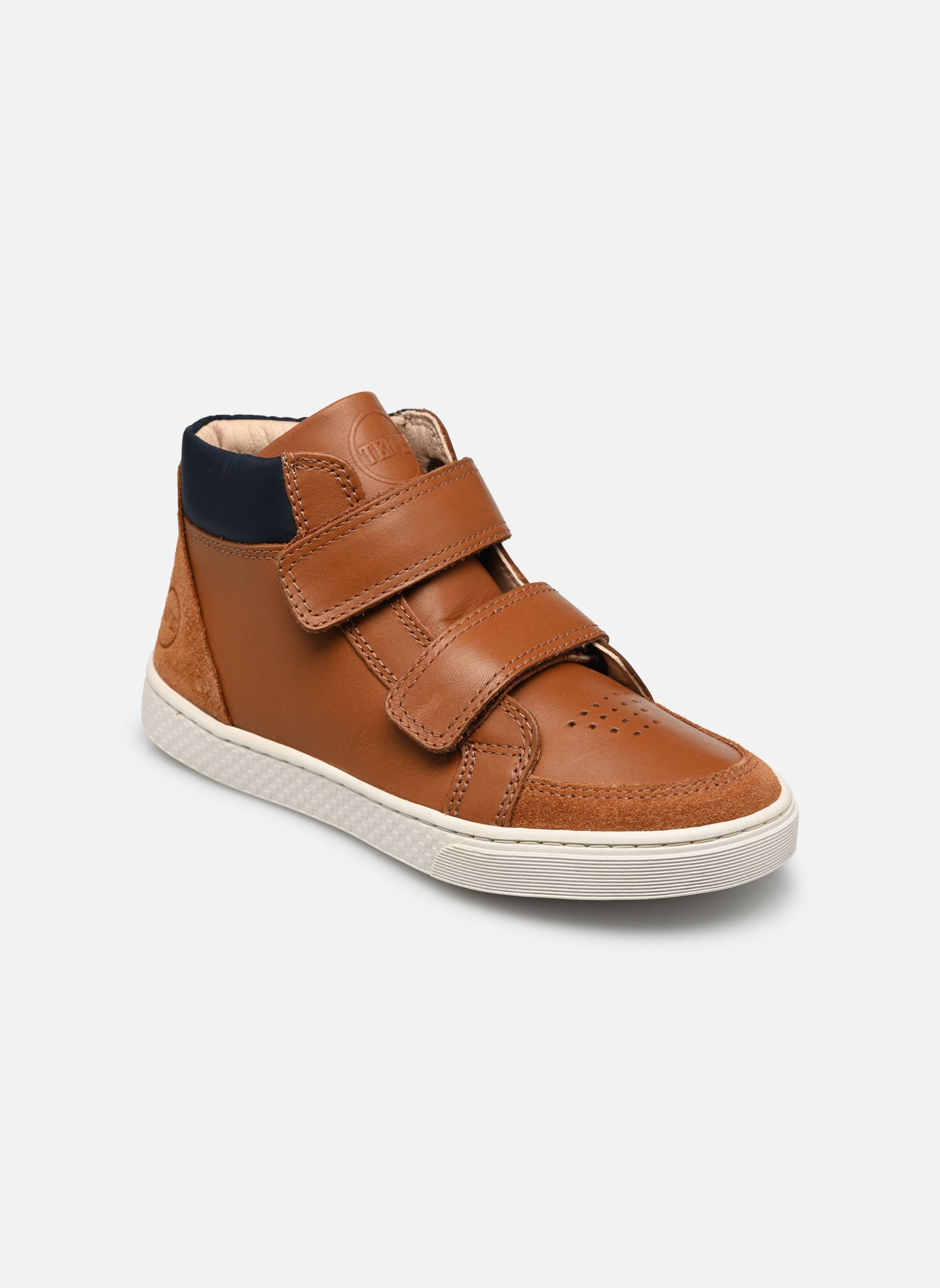 Lage sneakers Ten Base Hi V2 jongens bruin Ten IS Lage sneakers Ten Base Hi V2 jongens bruin CAMEL - NAVY
