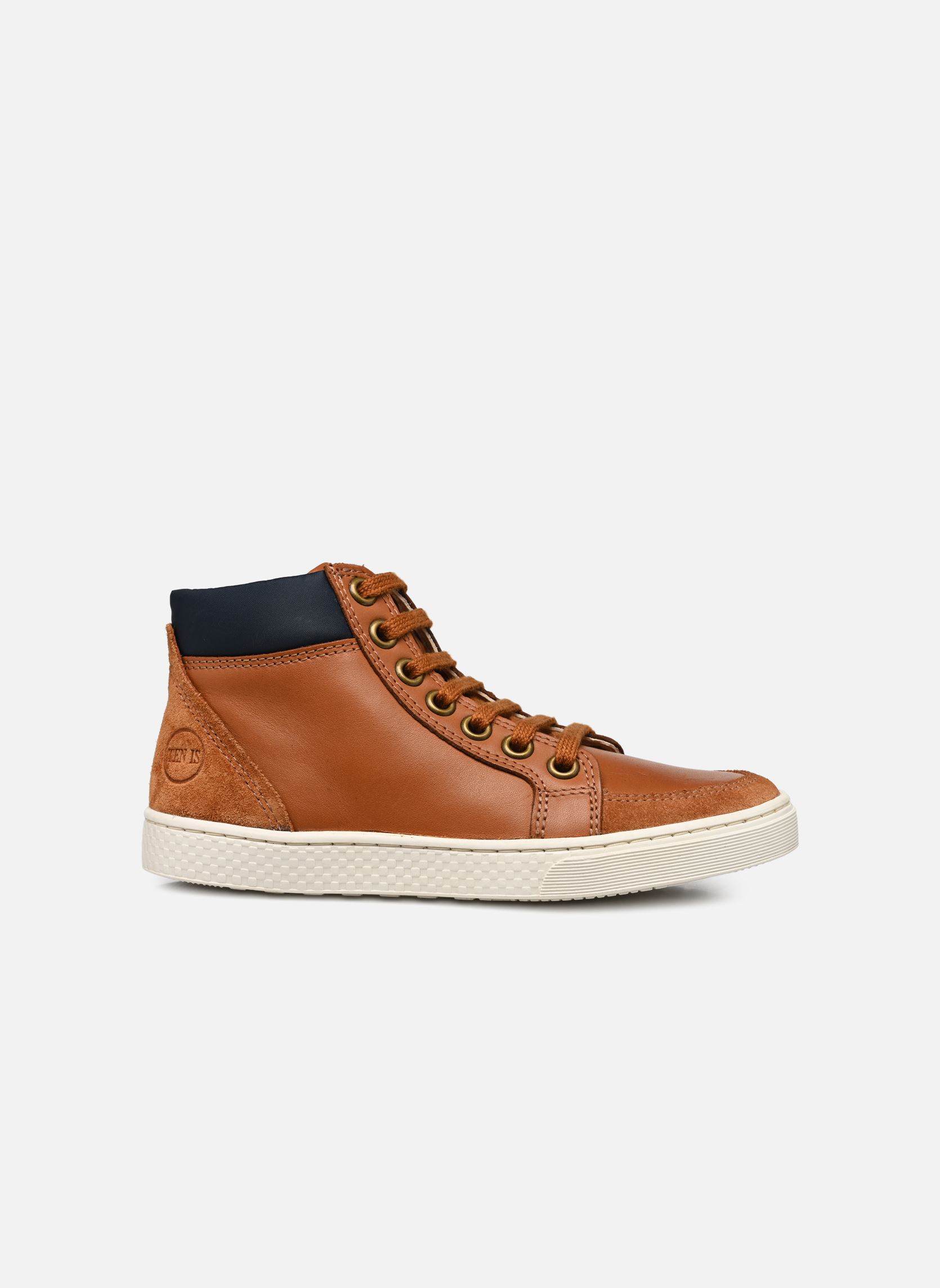 Baskets basses Ten Base Lace garçon marron Ten IS Baskets basses Ten Base Lace garçon marron CAMEL - NAVY