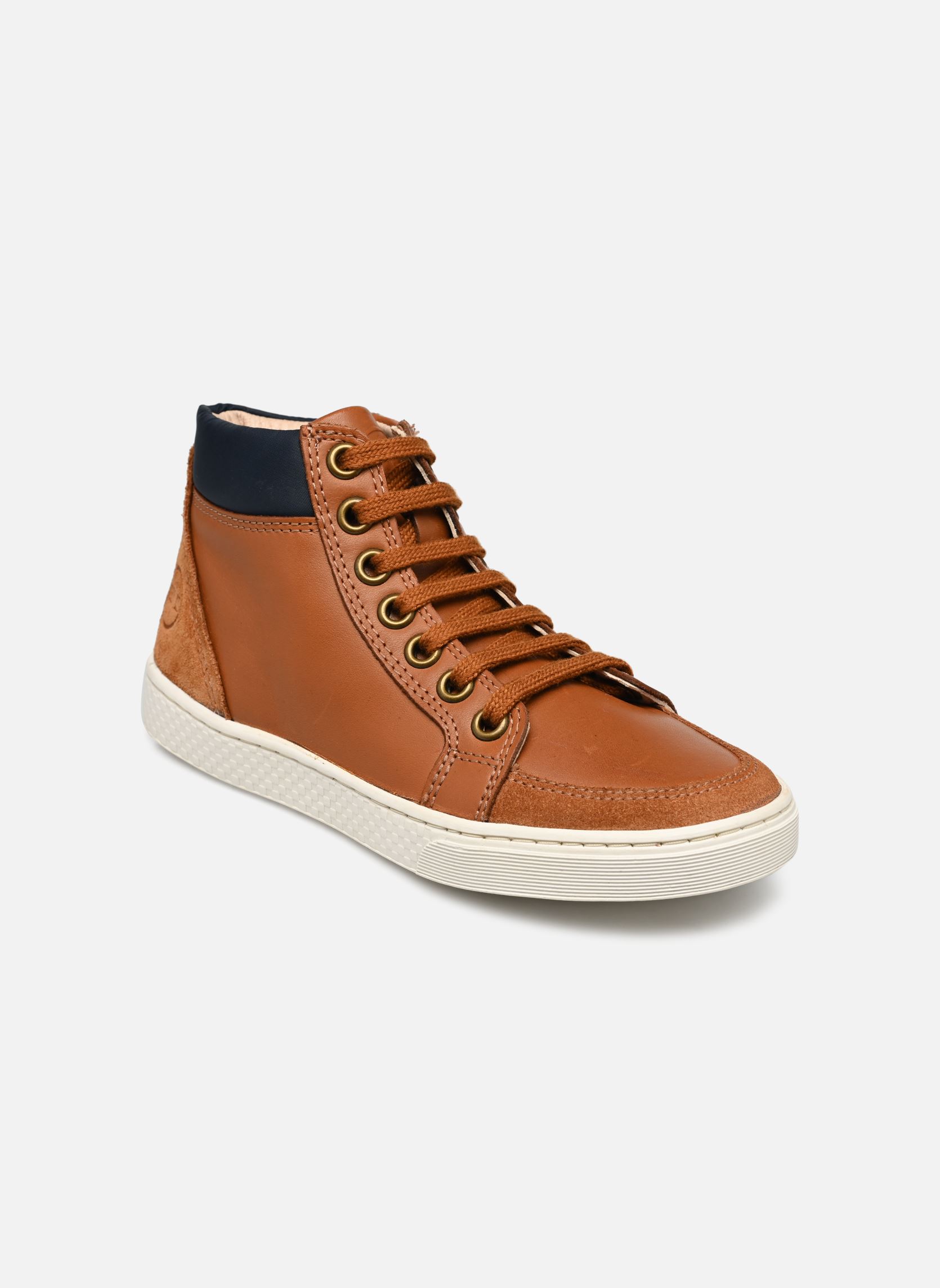 Baskets basses Ten Base Lace garçon marron Ten IS Baskets basses Ten Base Lace garçon marron CAMEL - NAVY