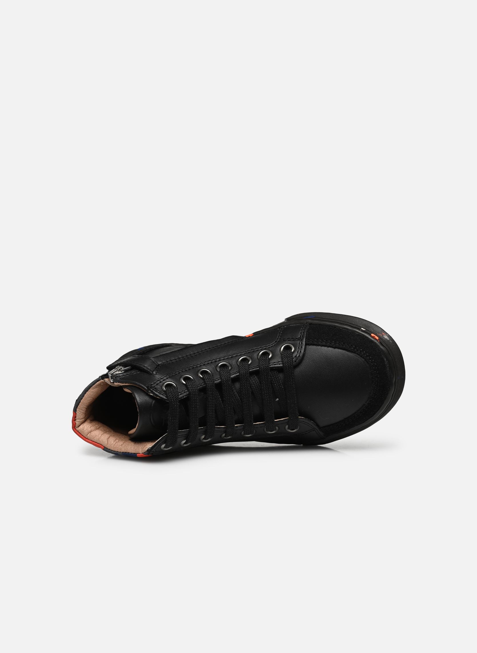 Baskets basses Ten Base Lace garçon noir Ten IS Baskets basses Ten Base Lace garçon noir BLACK - ORANGE / SEM