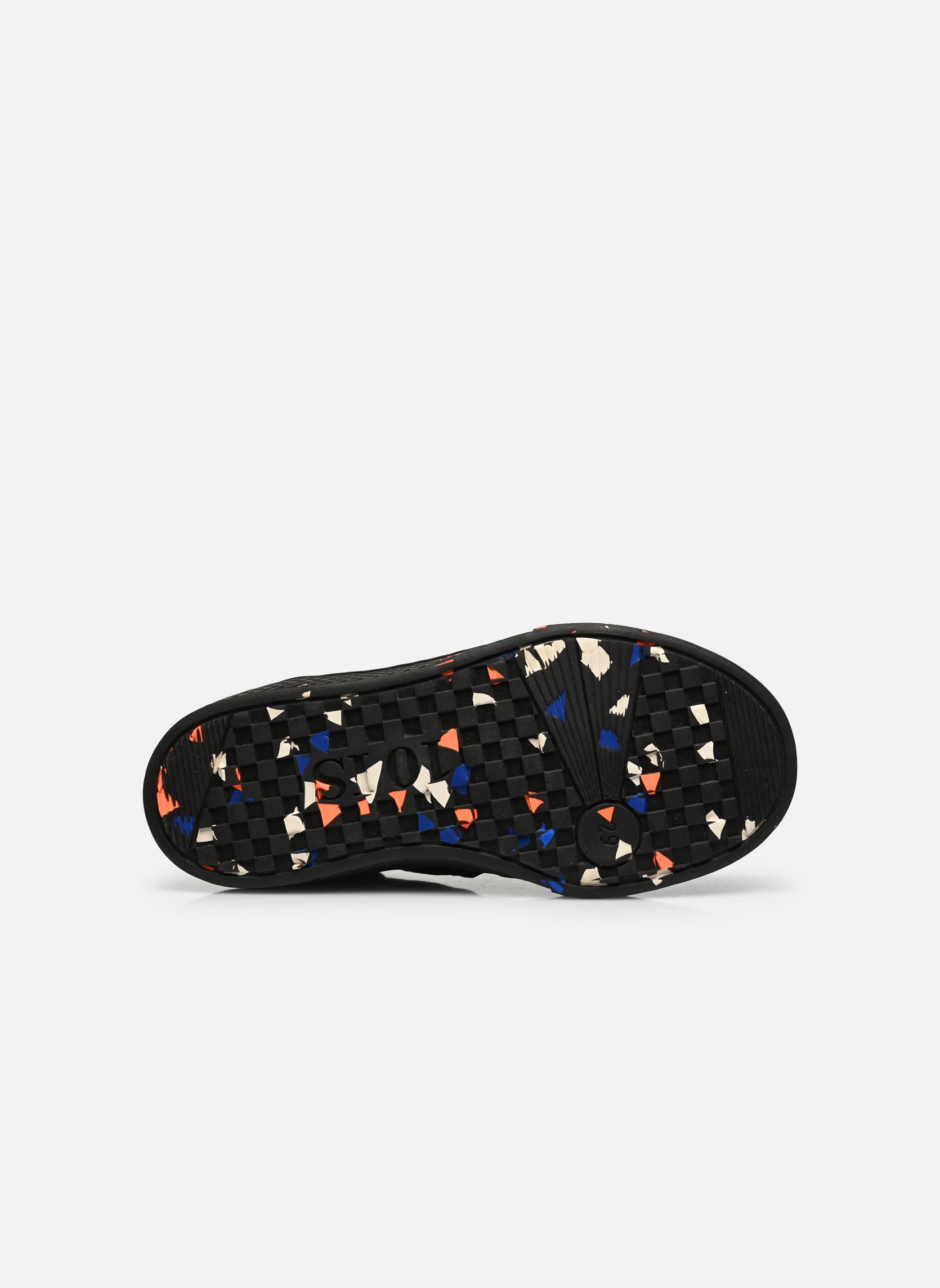 Baskets basses Ten Base Lace garçon noir Ten IS Baskets basses Ten Base Lace garçon noir BLACK - ORANGE / SEM