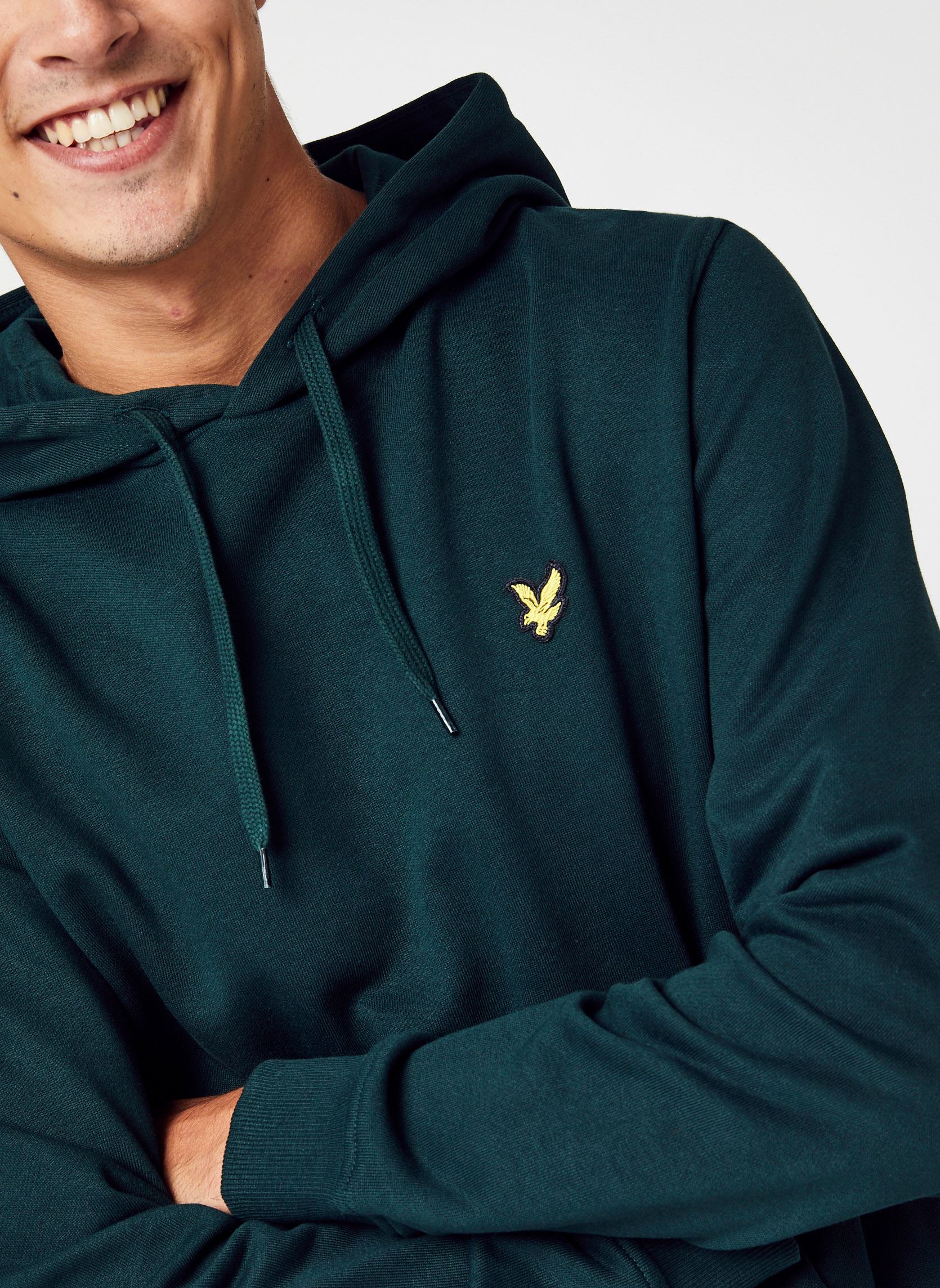 Kapuzenpullover Pullover Hoodie herren grün Lyle & Scott Kapuzenpullover Pullover Hoodie herren grün DARK GREEN