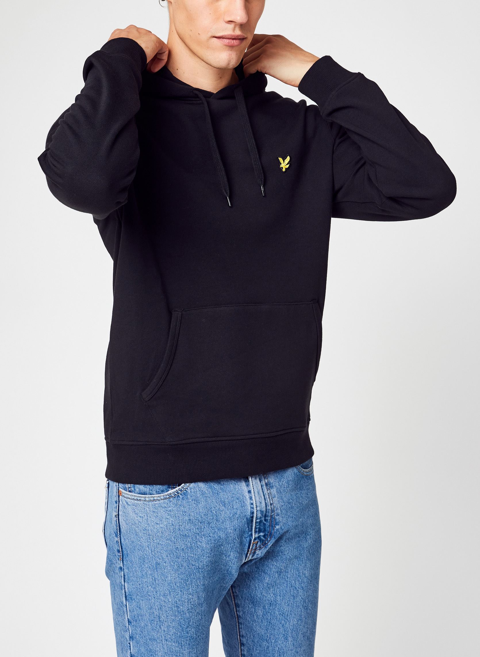 Kapuzenpullover Pullover Hoodie herren schwarz Lyle & Scott Kapuzenpullover Pullover Hoodie herren schwarz Z865 JET BLACK