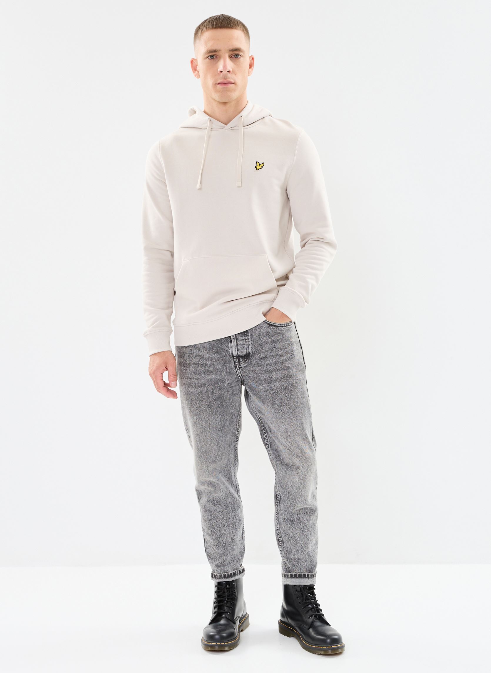 Kapuzenpullover Pullover Hoodie herren beige Lyle & Scott Kapuzenpullover Pullover Hoodie herren beige COVE