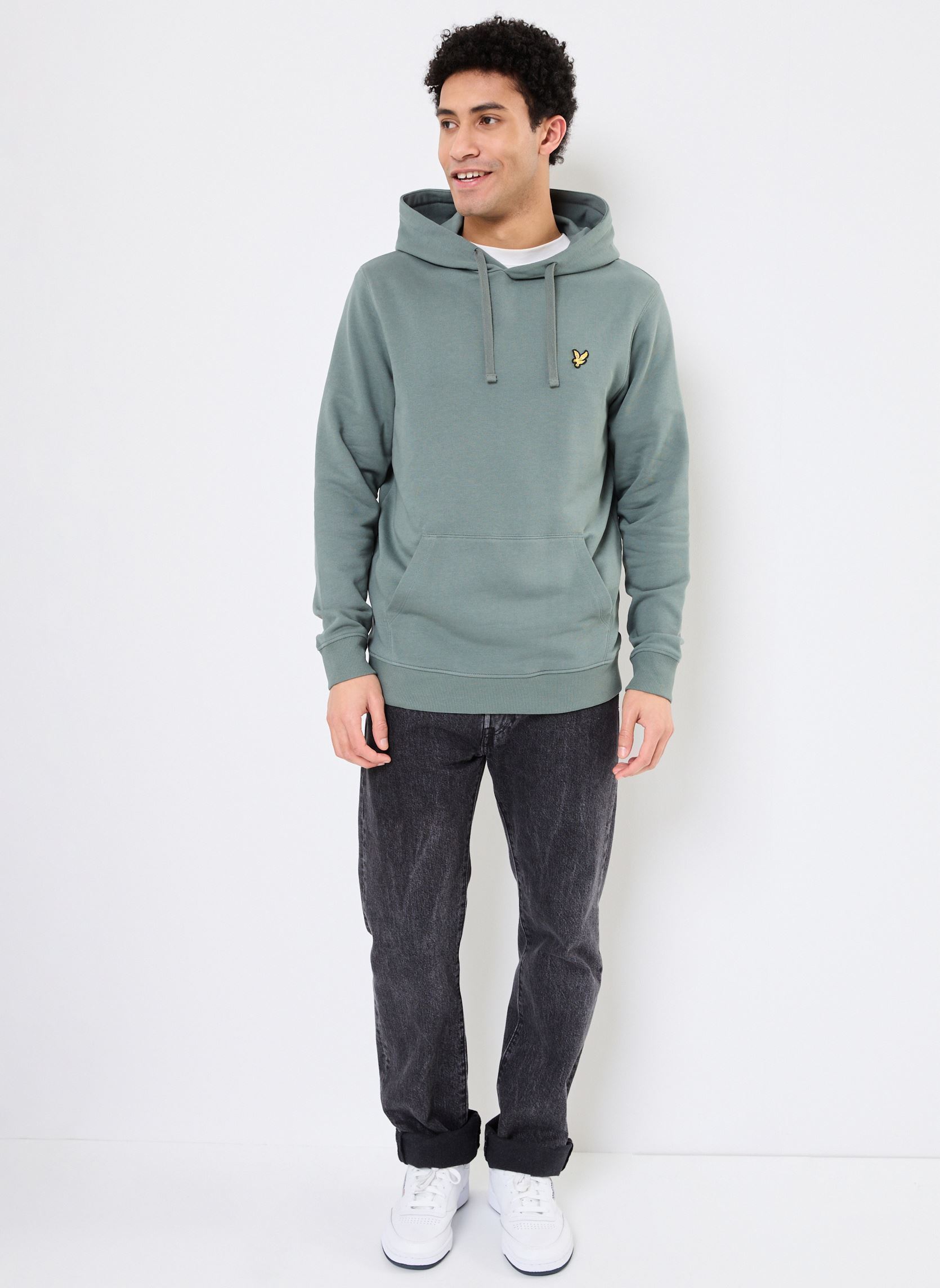 Hoodies Pullover Hoodie heren groen Lyle & Scott Hoodies Pullover Hoodie heren groen GREEN MERCURIAL
