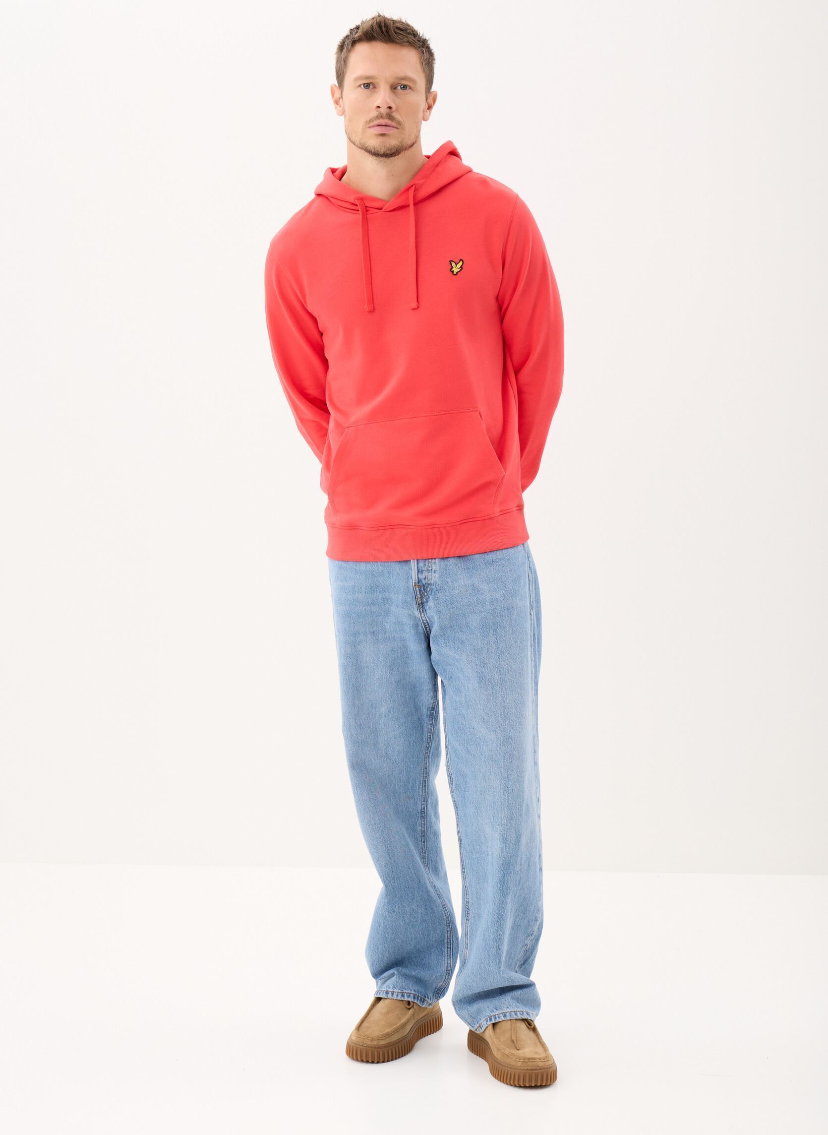 Sweats à capuche Pullover Hoodie homme rouge Lyle & Scott Sweats à capuche Pullover Hoodie homme rouge FLARE RED