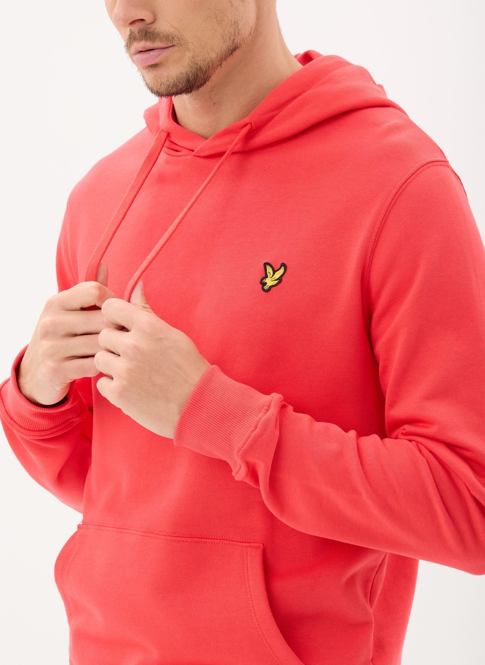 Sweats à capuche Pullover Hoodie homme rouge Lyle & Scott Sweats à capuche Pullover Hoodie homme rouge FLARE RED