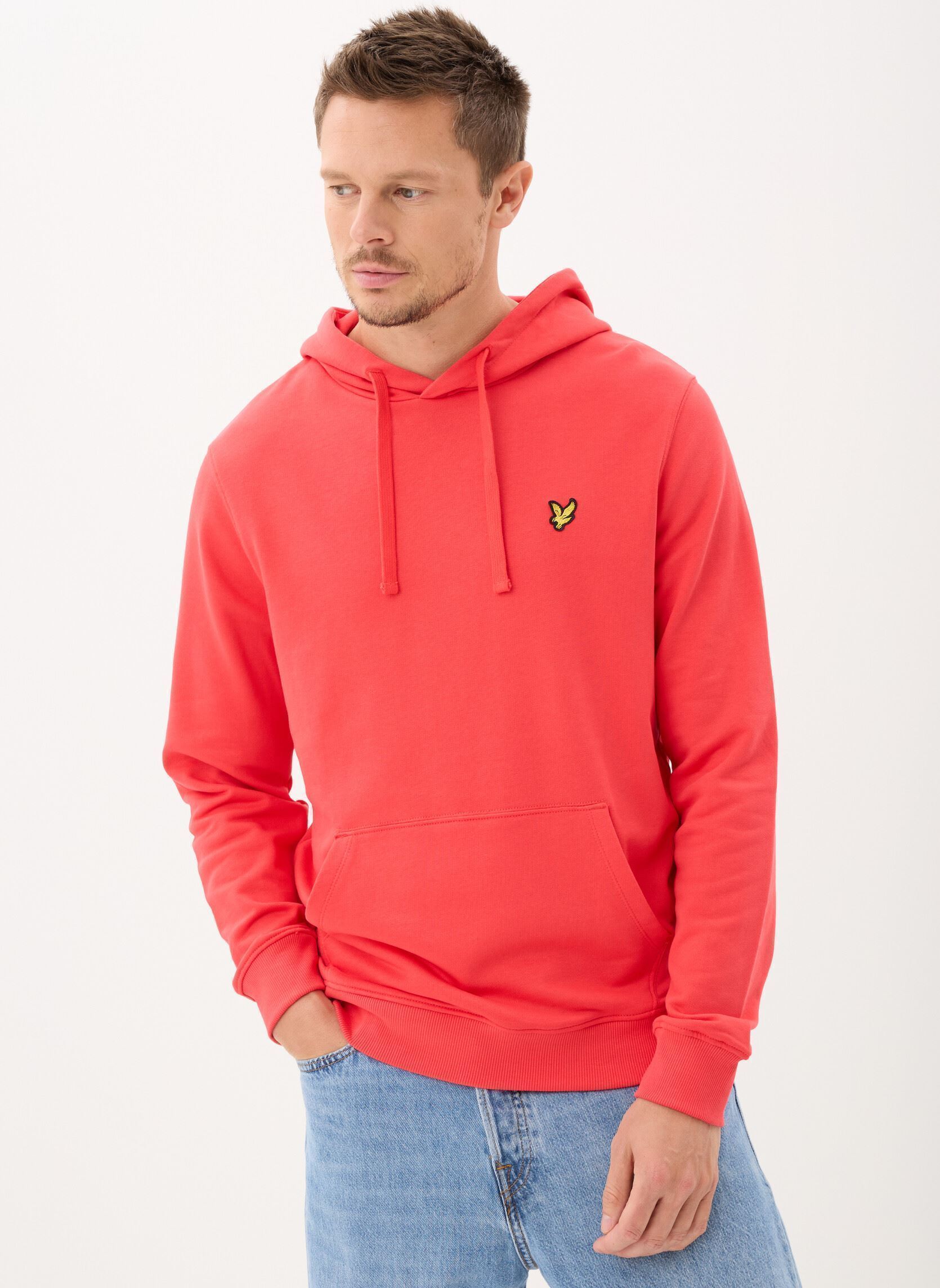 Sweats à capuche Pullover Hoodie homme rouge Lyle & Scott Sweats à capuche Pullover Hoodie homme rouge FLARE RED