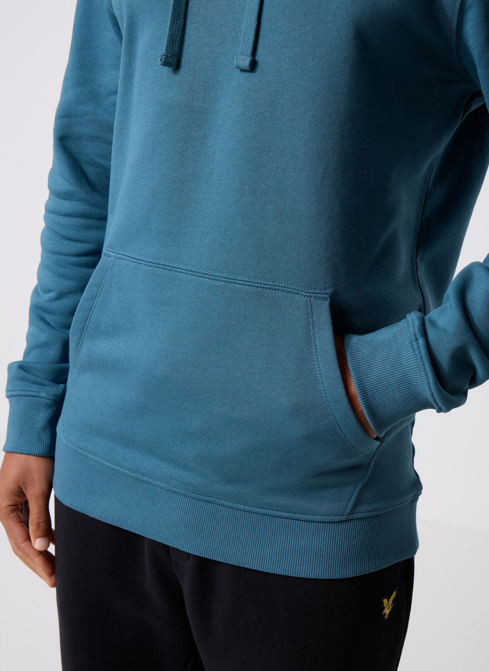 Kapuzenpullover Pullover Hoodie herren blau Lyle & Scott Kapuzenpullover Pullover Hoodie herren blau DEEP WATER