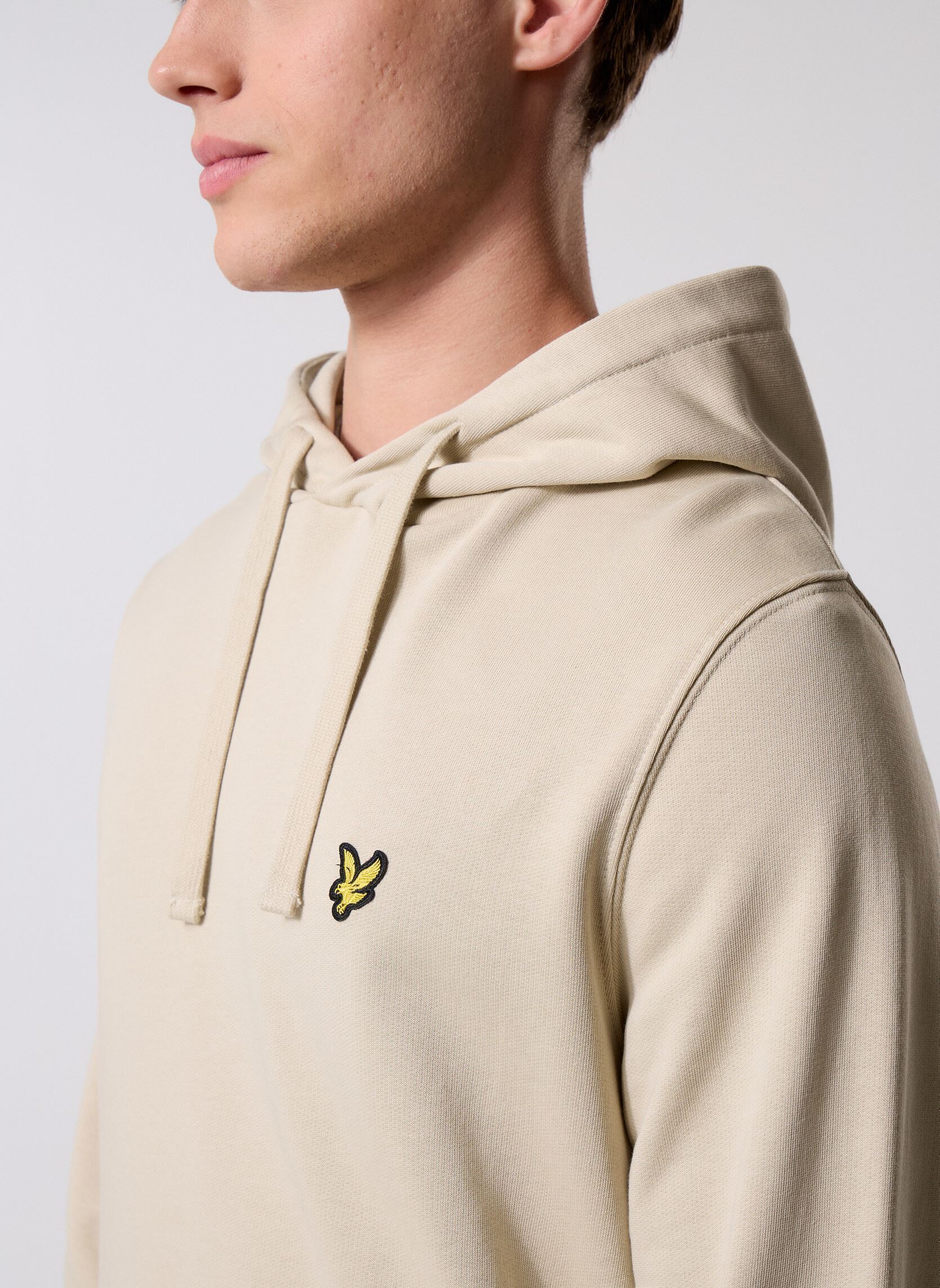Kapuzenpullover Pullover Hoodie herren beige Lyle & Scott Kapuzenpullover Pullover Hoodie herren beige GREY TAUPE