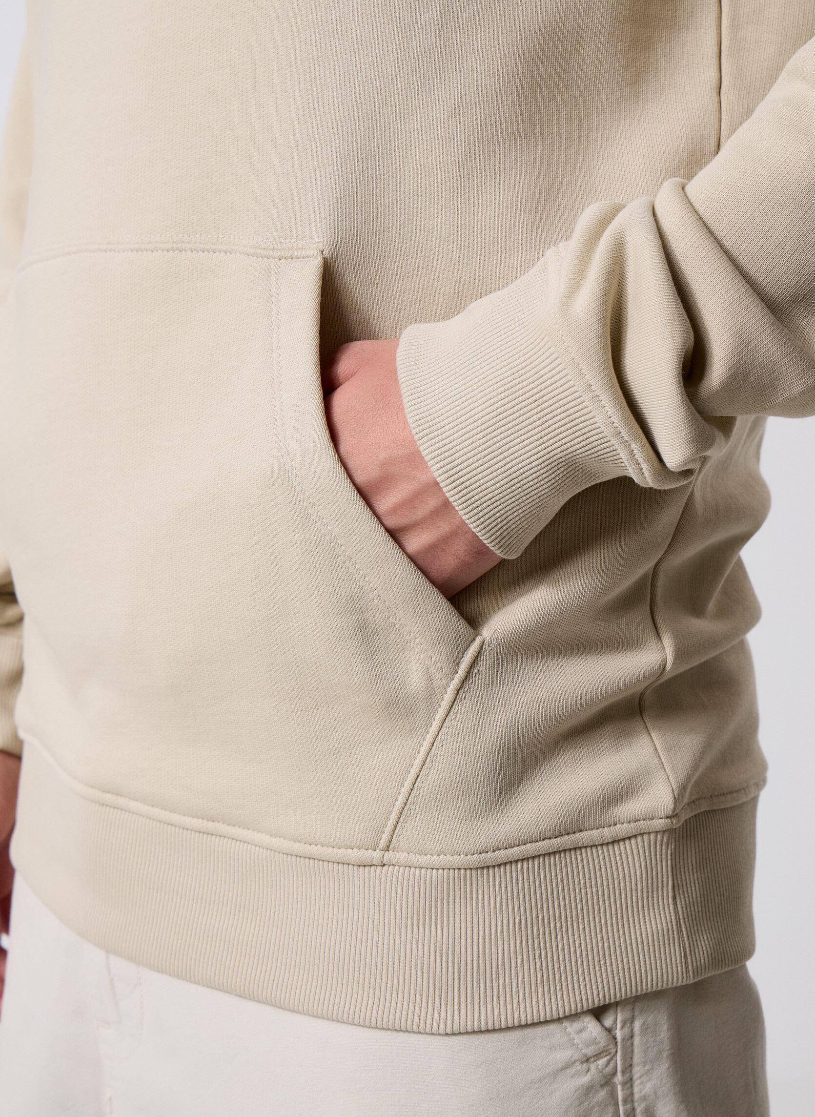 Kapuzenpullover Pullover Hoodie herren beige Lyle & Scott Kapuzenpullover Pullover Hoodie herren beige GREY TAUPE