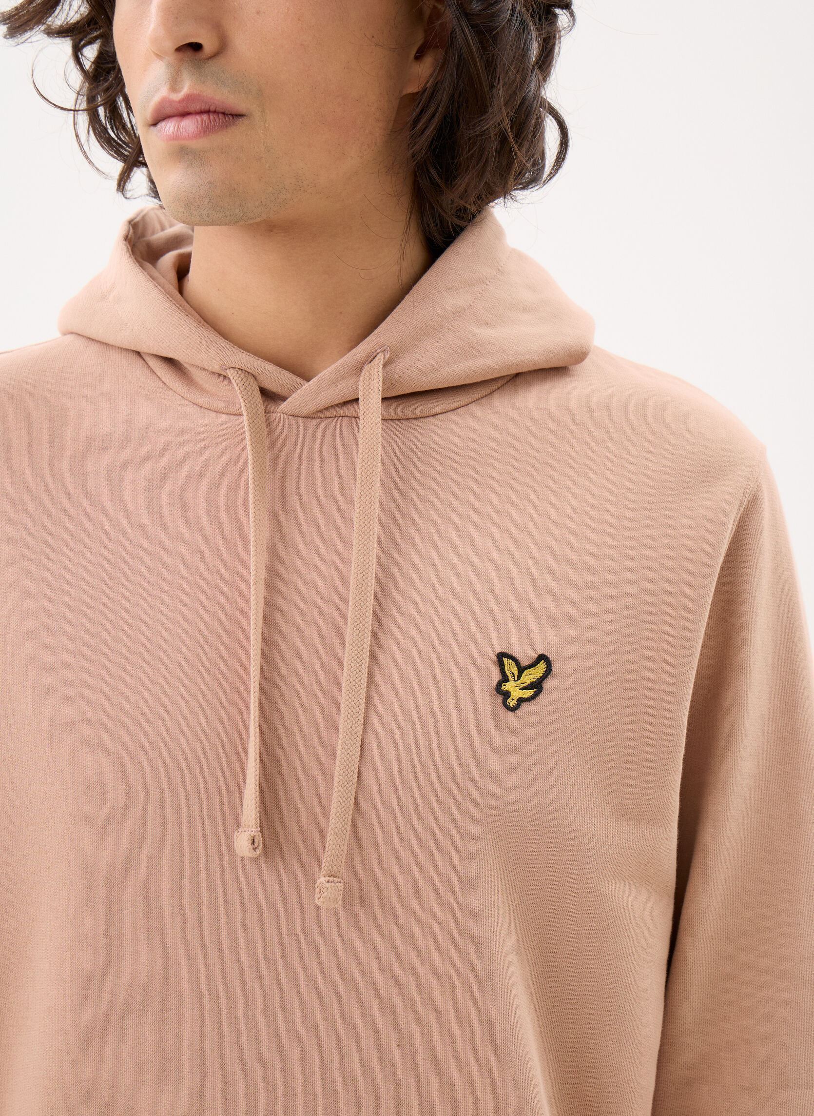 Hoodies Pullover Hoodie heren beige Lyle & Scott Hoodies Pullover Hoodie heren beige BARLEY