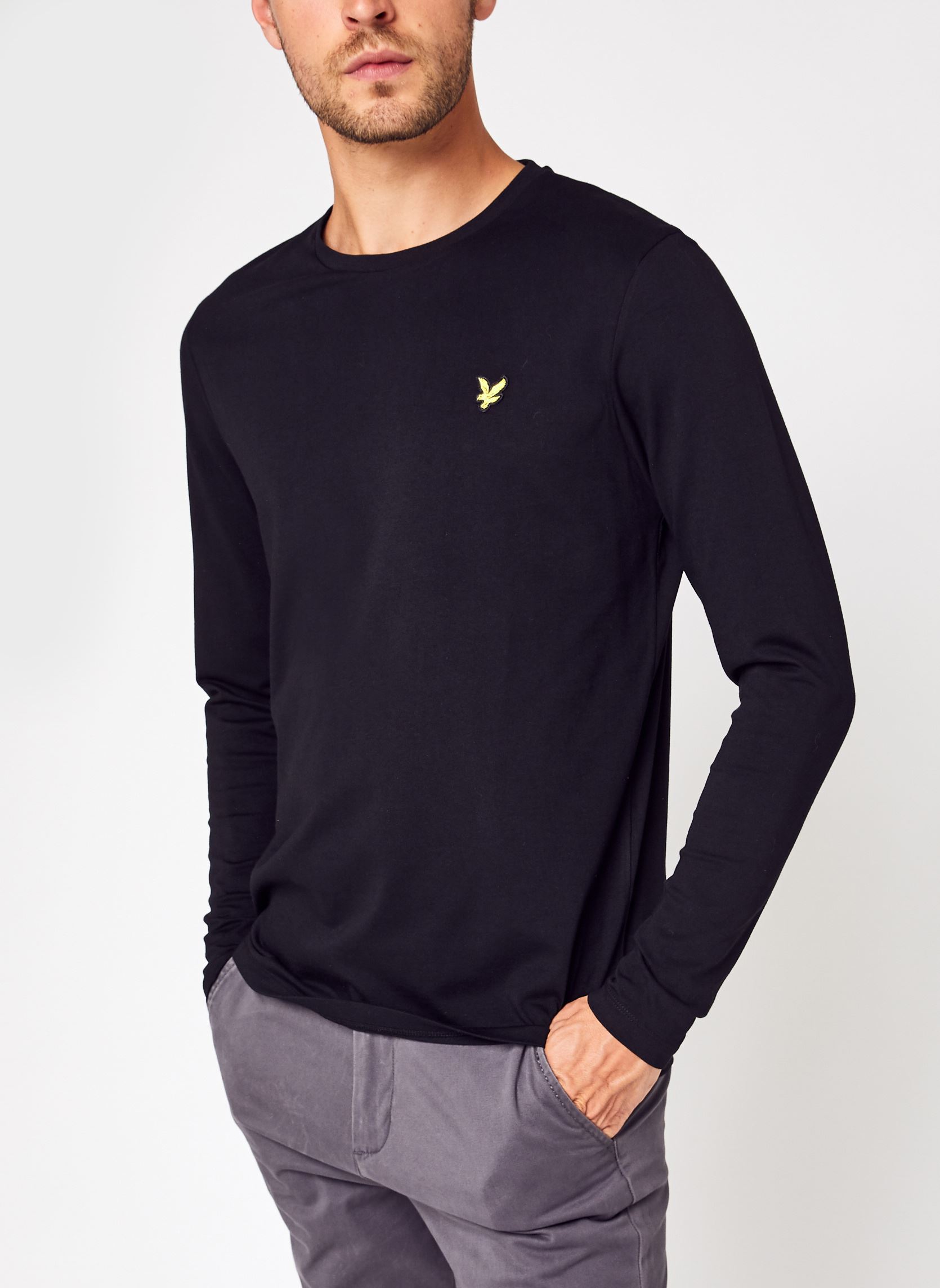 Tee-shirts LS T-shirt homme noir Lyle & Scott Tee-shirts LS T-shirt homme noir Z865 JET BLACK