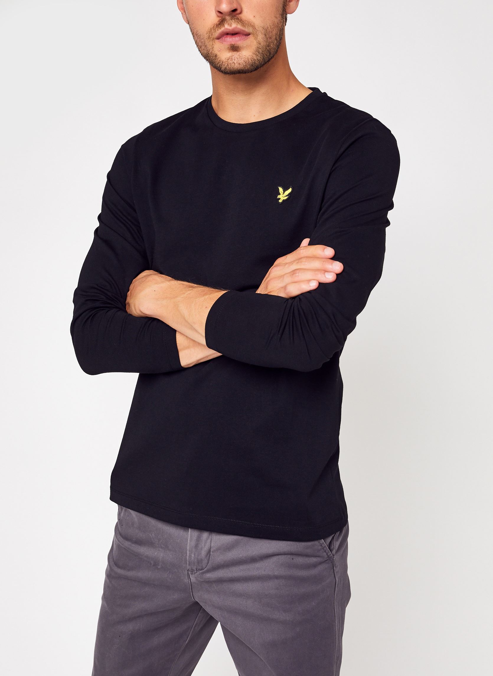 Tee-shirts LS T-shirt homme noir Lyle & Scott Tee-shirts LS T-shirt homme noir Z865 JET BLACK