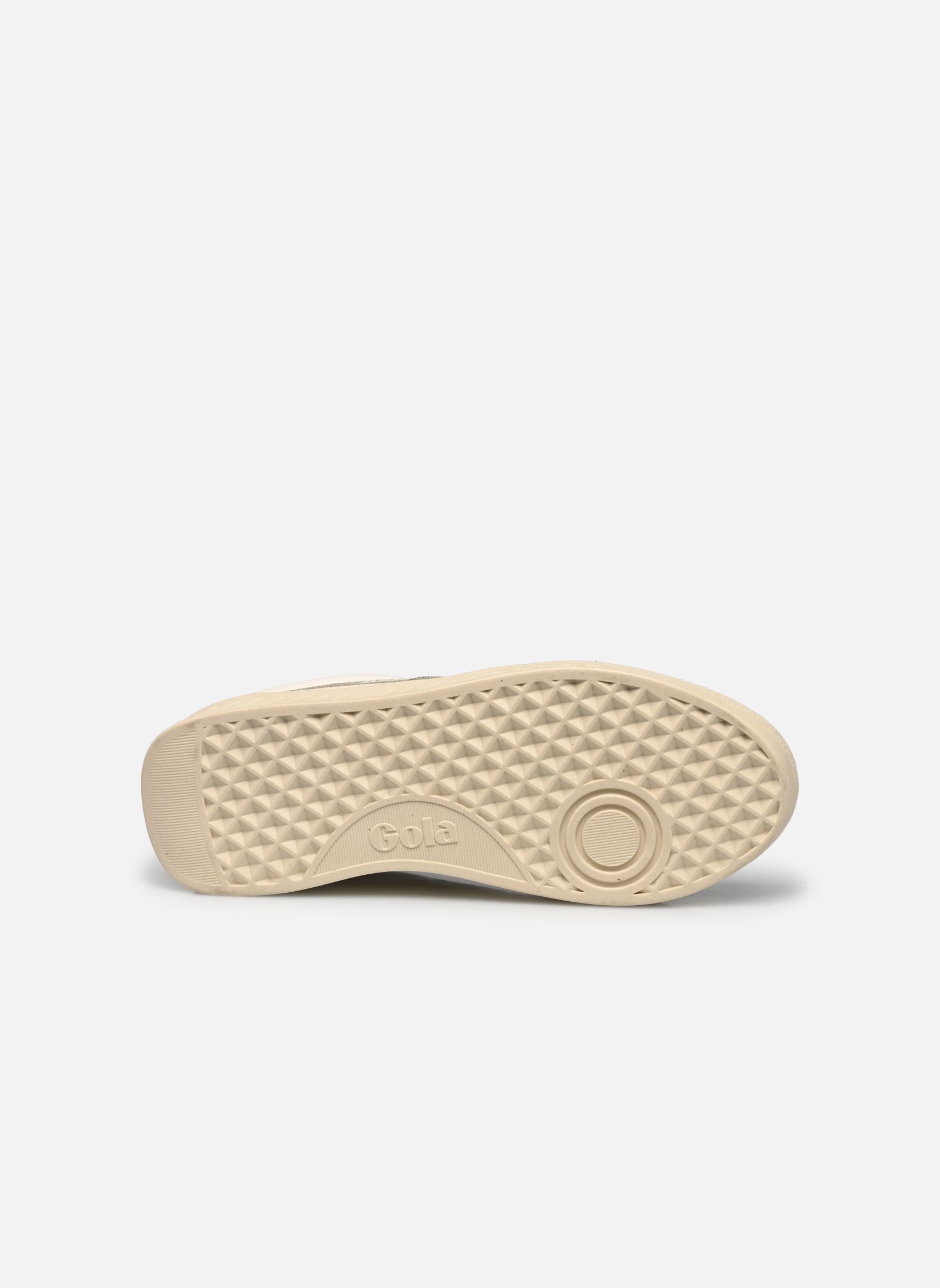 Niedrige Sneaker Grandslam Quadrant W damen weiß Gola Niedrige Sneaker Grandslam Quadrant W damen weiß OFF WHITE/EVERGREEN/GOLD/SUN