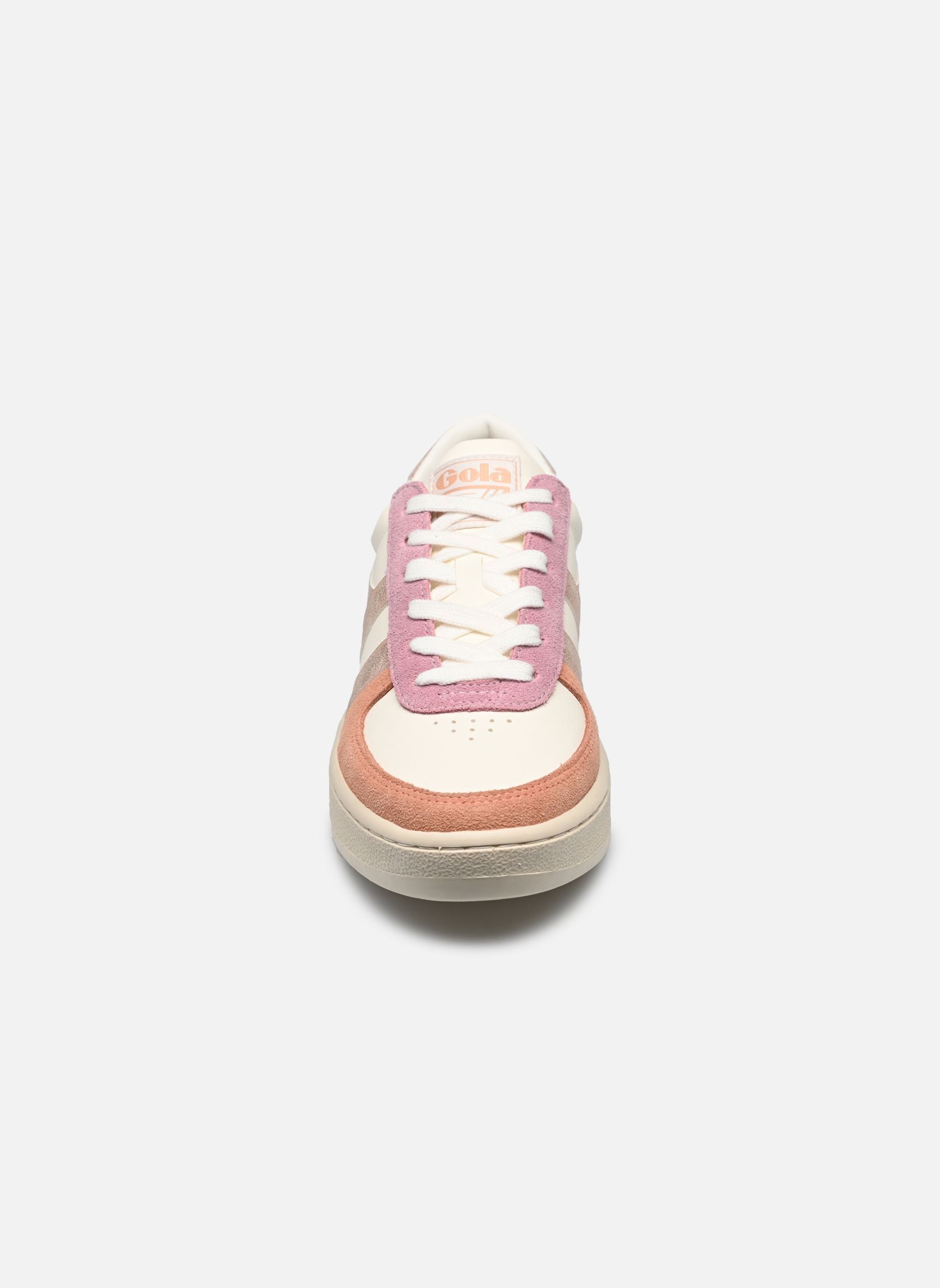 Lage sneakers Grandslam Quadrant W dames wit Gola Lage sneakers Grandslam Quadrant W dames wit O WHT/TERRACOTTA/RS GLD/RD OCH