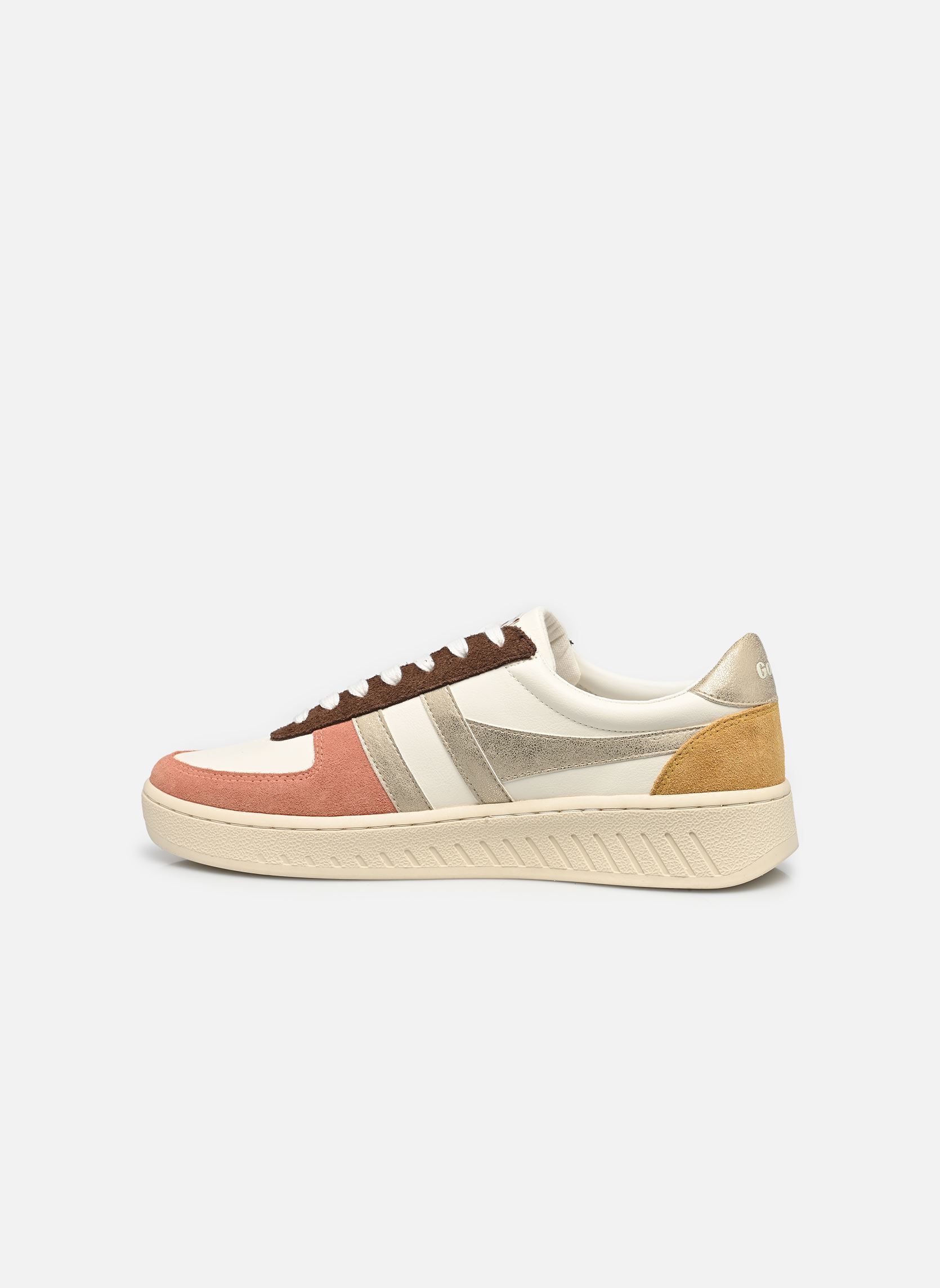 Lage sneakers Grandslam Quadrant W dames wit Gola Lage sneakers Grandslam Quadrant W dames wit OFF WHITE/TERRACOTTA/GOLD/MUST