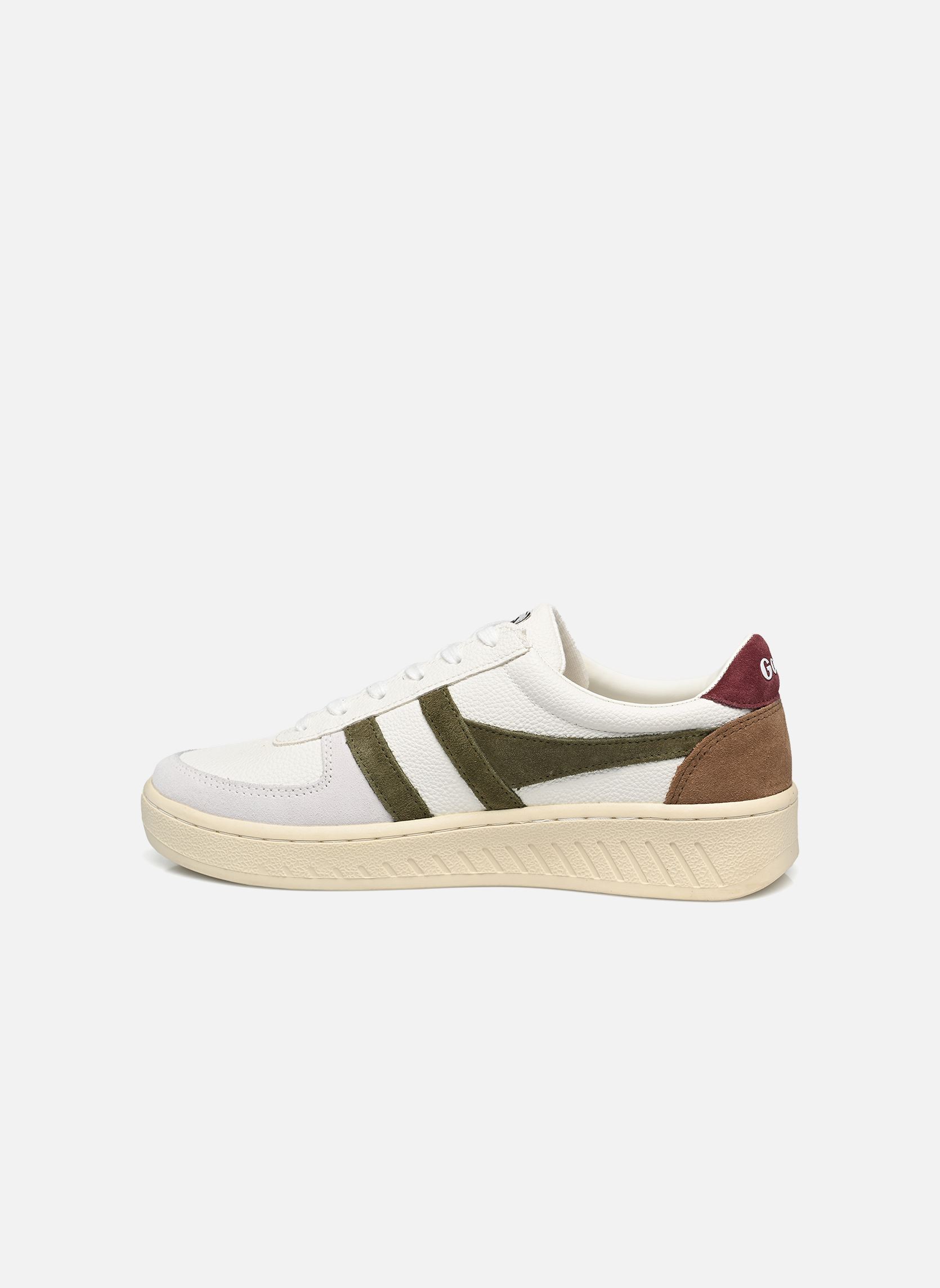 Niedrige Sneaker Grandslam Trident M herren weiß Gola Niedrige Sneaker Grandslam Trident M herren weiß White/Khaki/Burgundy