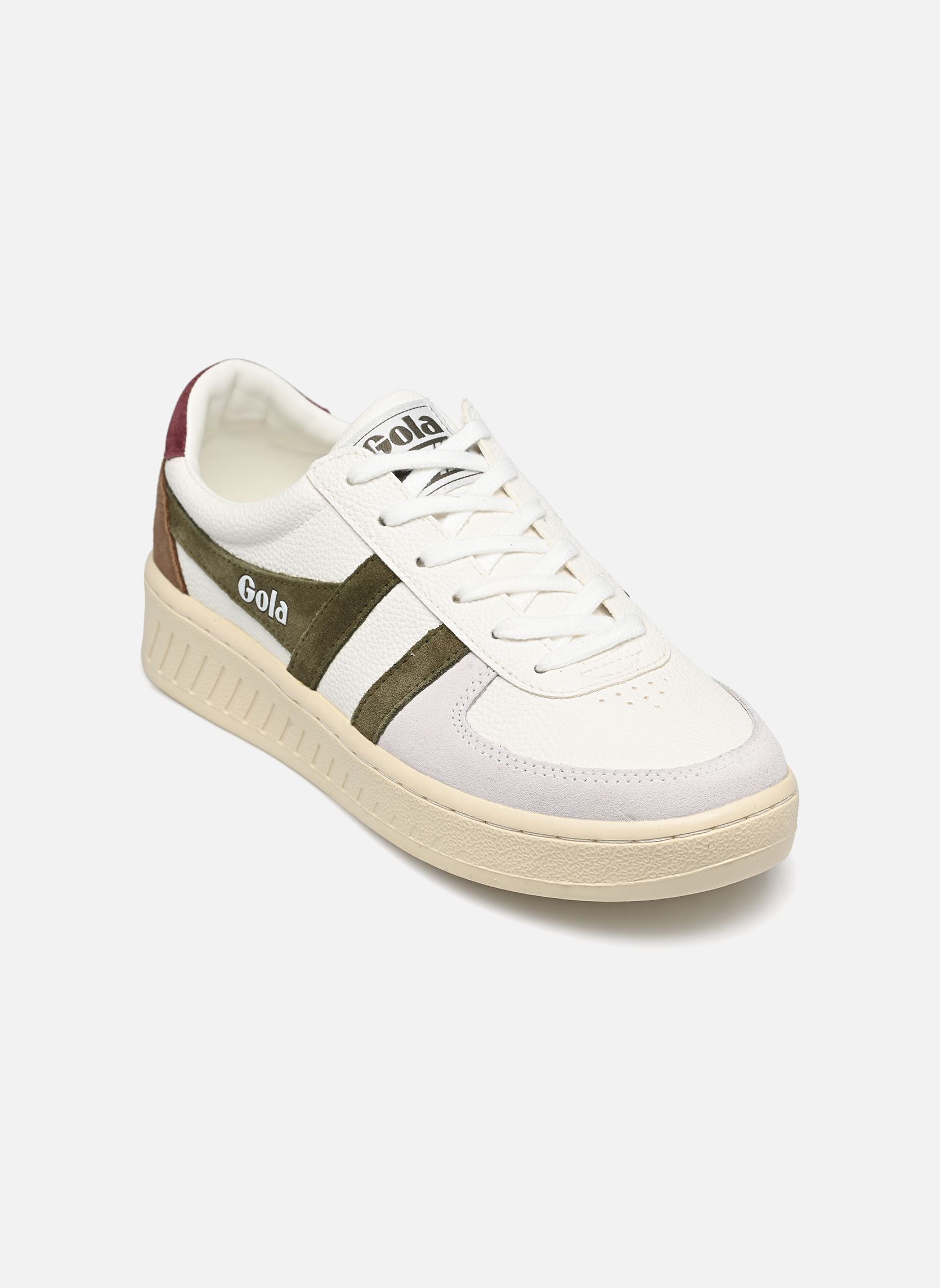 Niedrige Sneaker Grandslam Trident M herren weiß Gola Niedrige Sneaker Grandslam Trident M herren weiß White/Khaki/Burgundy