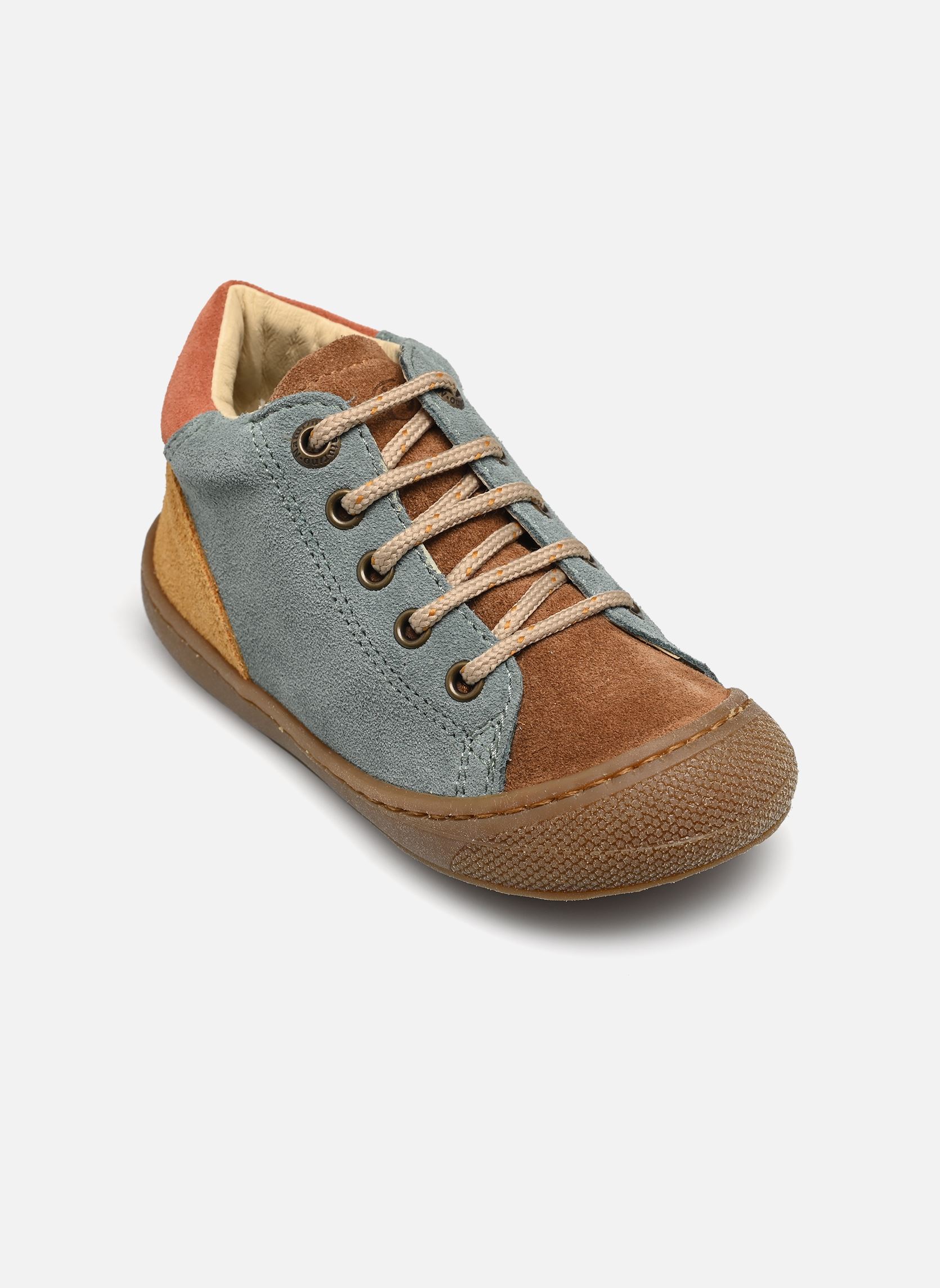 Babyschoenen Romy meerkleurig Naturino Babyschoenen Romy meerkleurig SUEDE BROWN SAGE ZUCCA