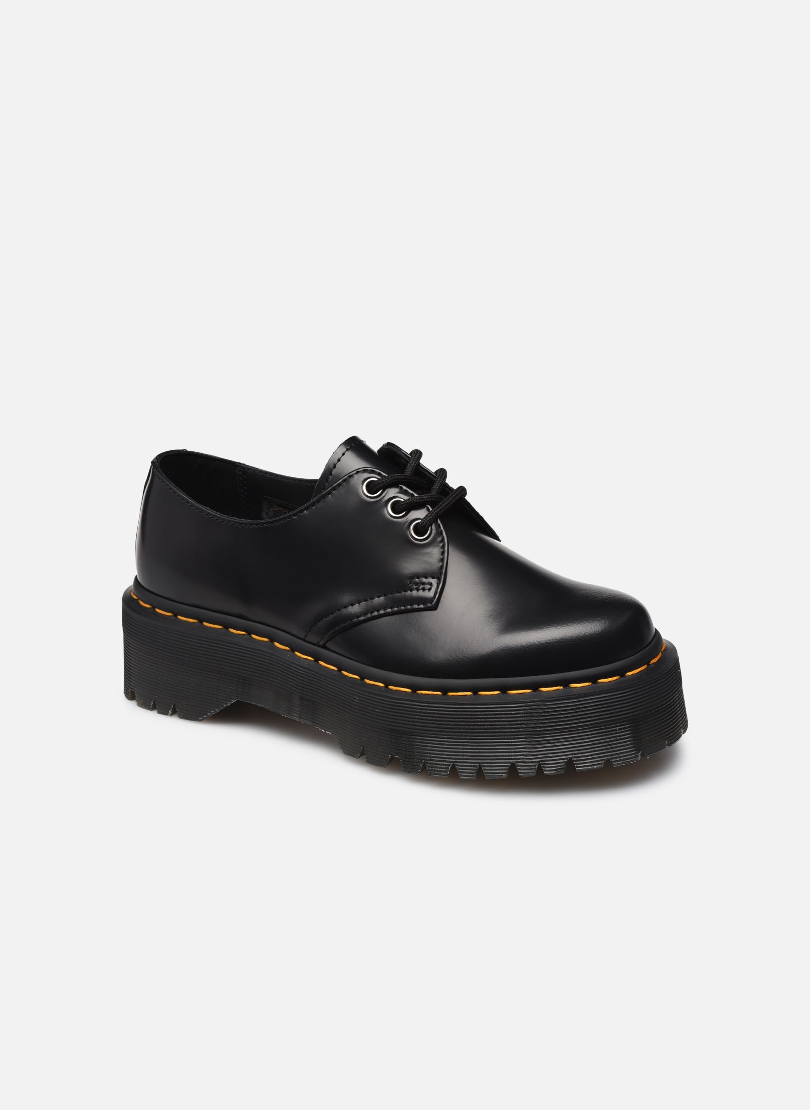 Derbies Dr. Martens 1461 QUAD POLISHED SMOOTH - vue 3