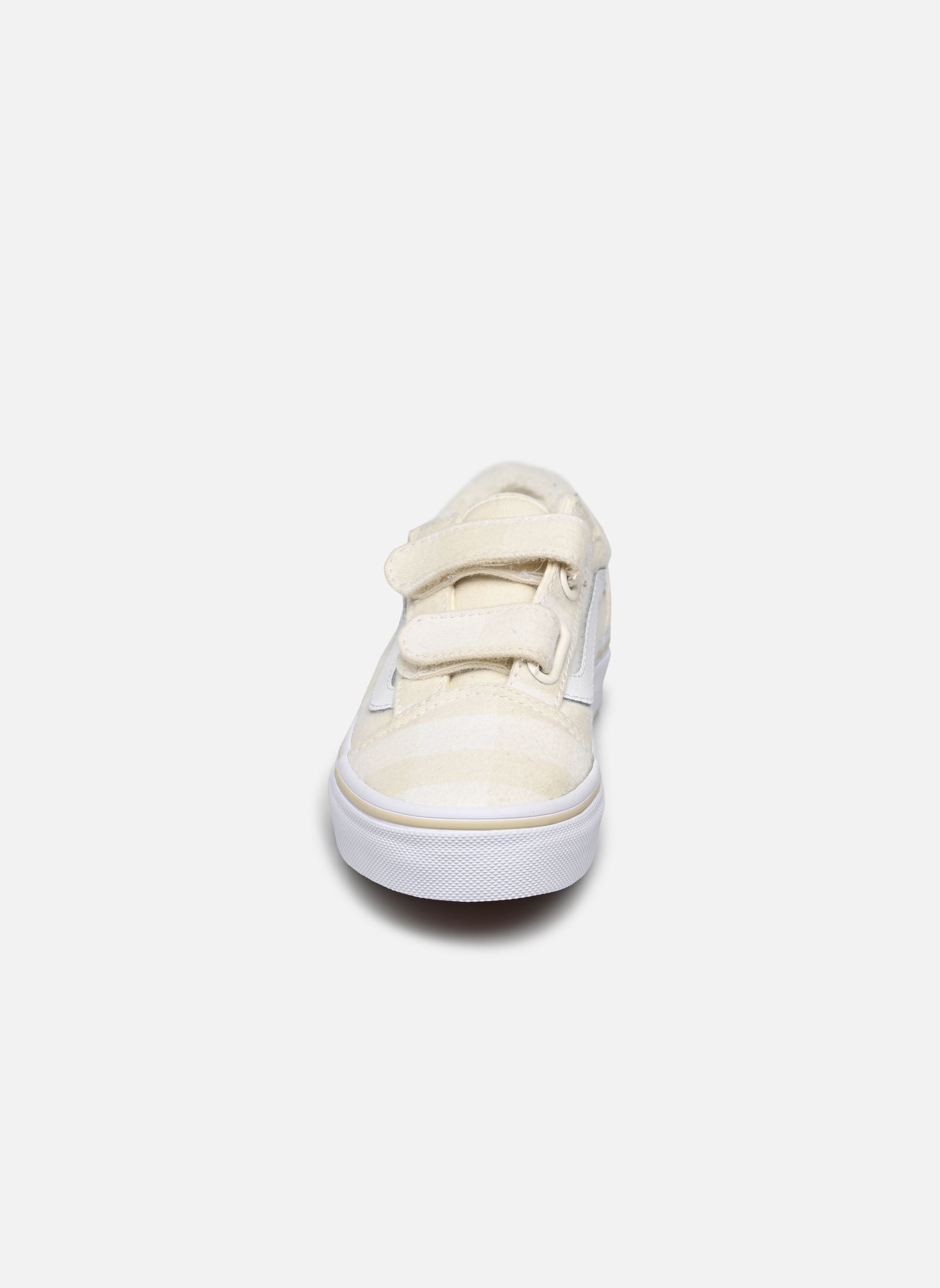 Baskets basses Uy Old Skool V blanc Vans Baskets basses Uy Old Skool V blanc PLAID SHERPA MARSHMALLOW/TRUE