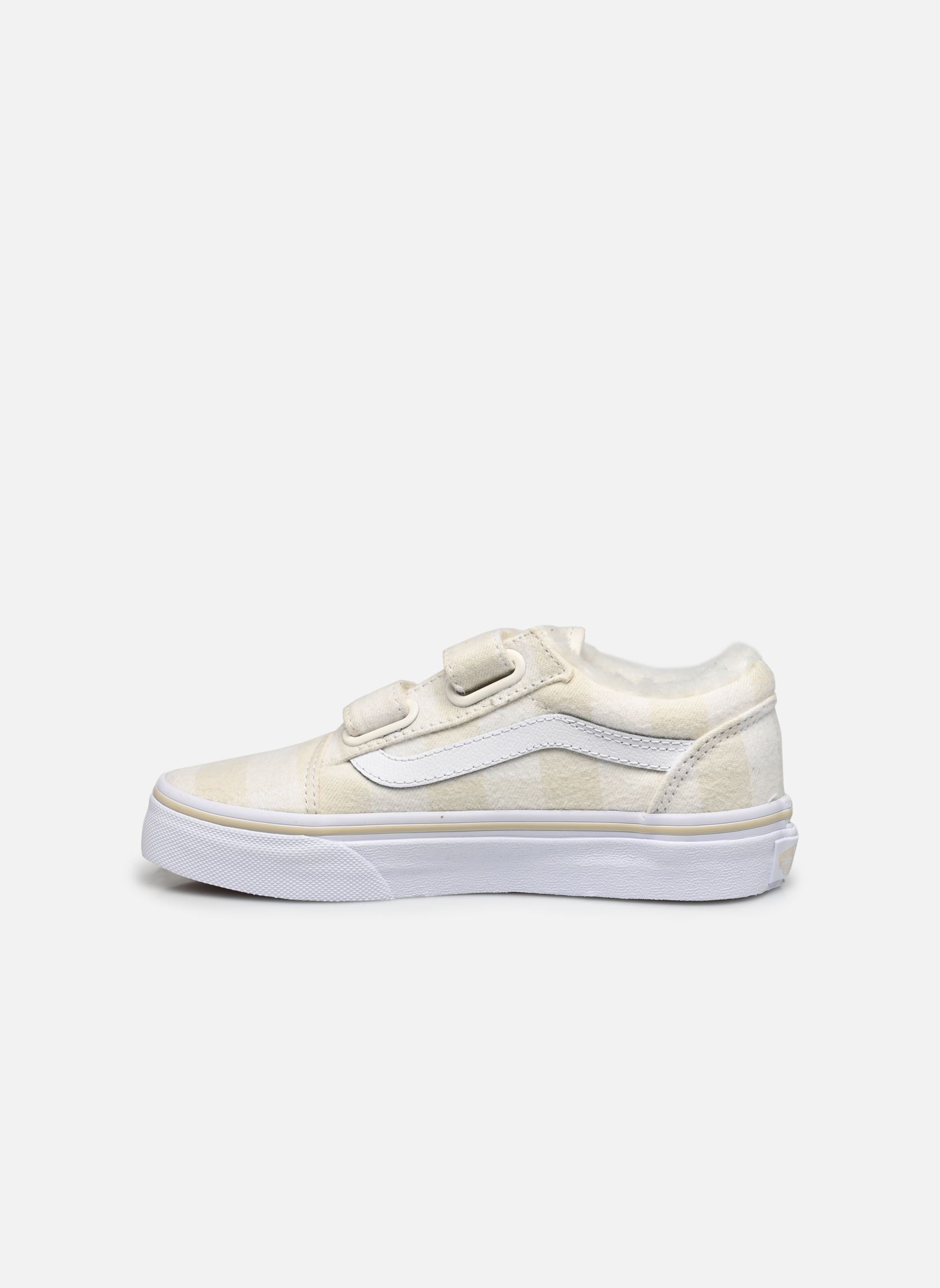 Baskets basses Uy Old Skool V blanc Vans Baskets basses Uy Old Skool V blanc PLAID SHERPA MARSHMALLOW/TRUE