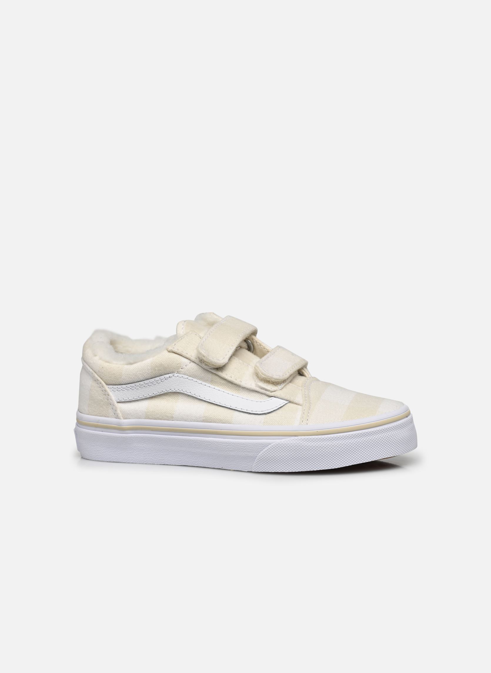 Baskets basses Uy Old Skool V blanc Vans Baskets basses Uy Old Skool V blanc PLAID SHERPA MARSHMALLOW/TRUE