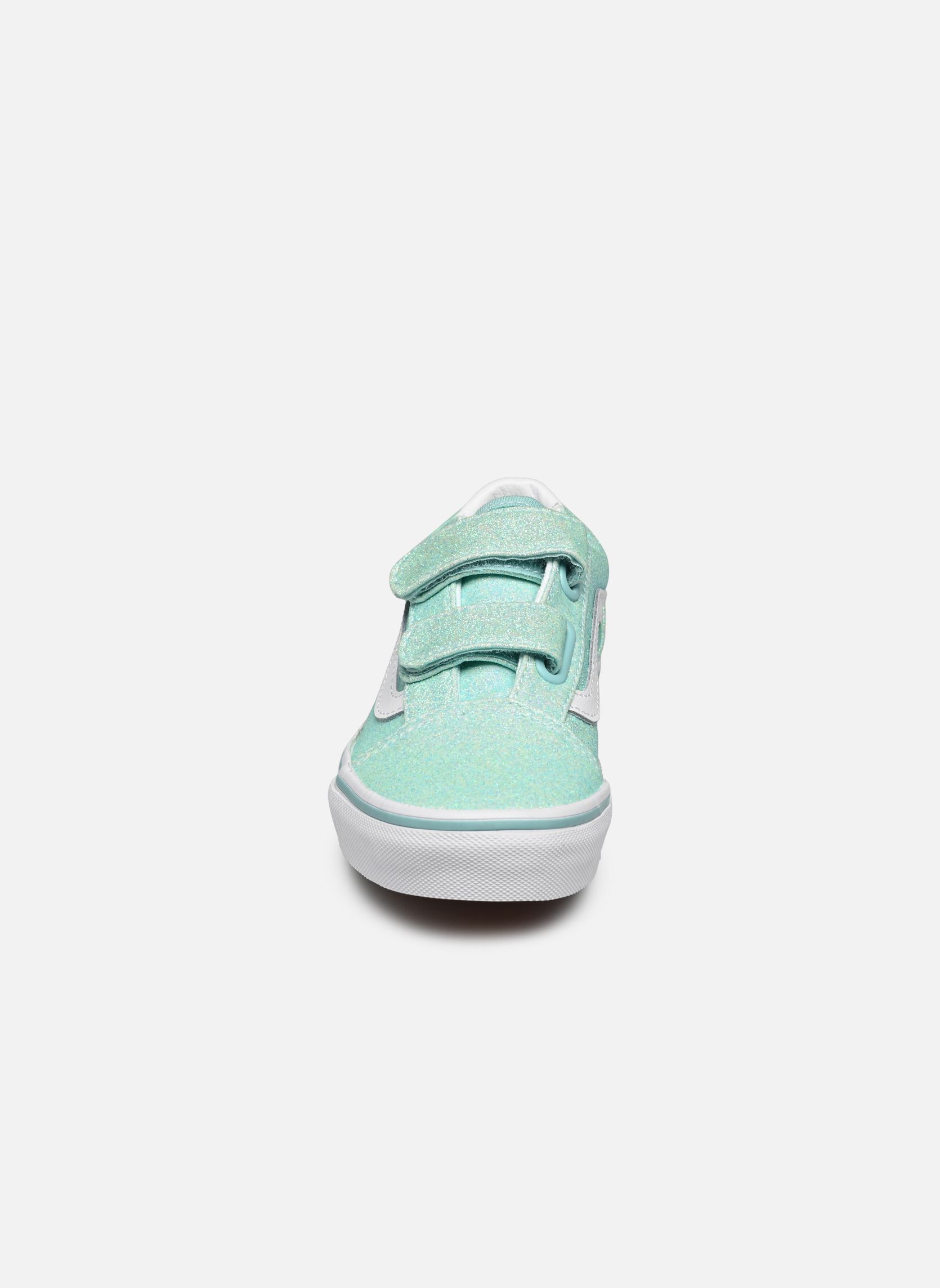 Baskets basses Uy Old Skool V fille vert Vans Baskets basses Uy Old Skool V fille vert GLITTER PASTEL BLUE