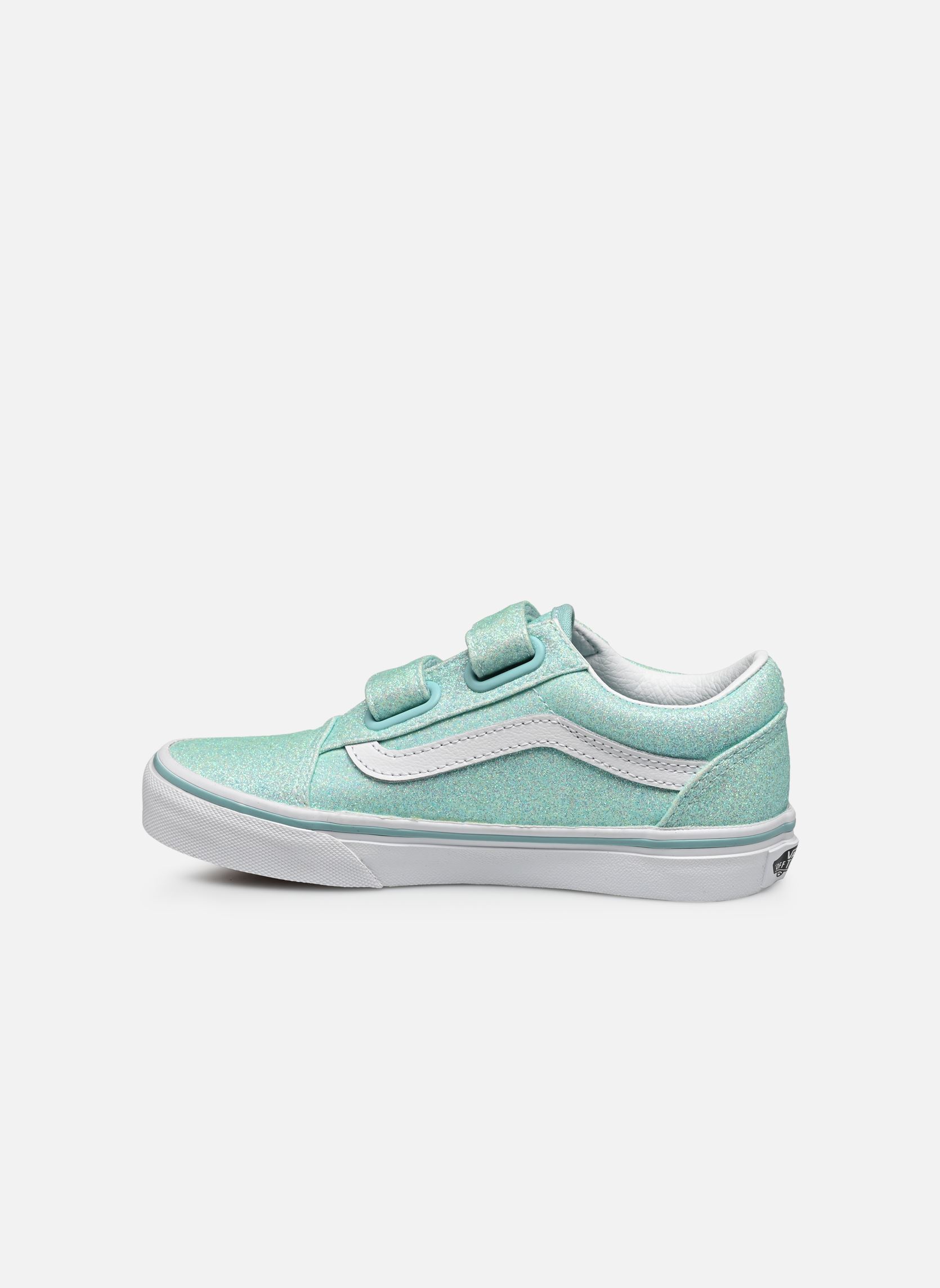 Baskets basses Uy Old Skool V fille vert Vans Baskets basses Uy Old Skool V fille vert GLITTER PASTEL BLUE