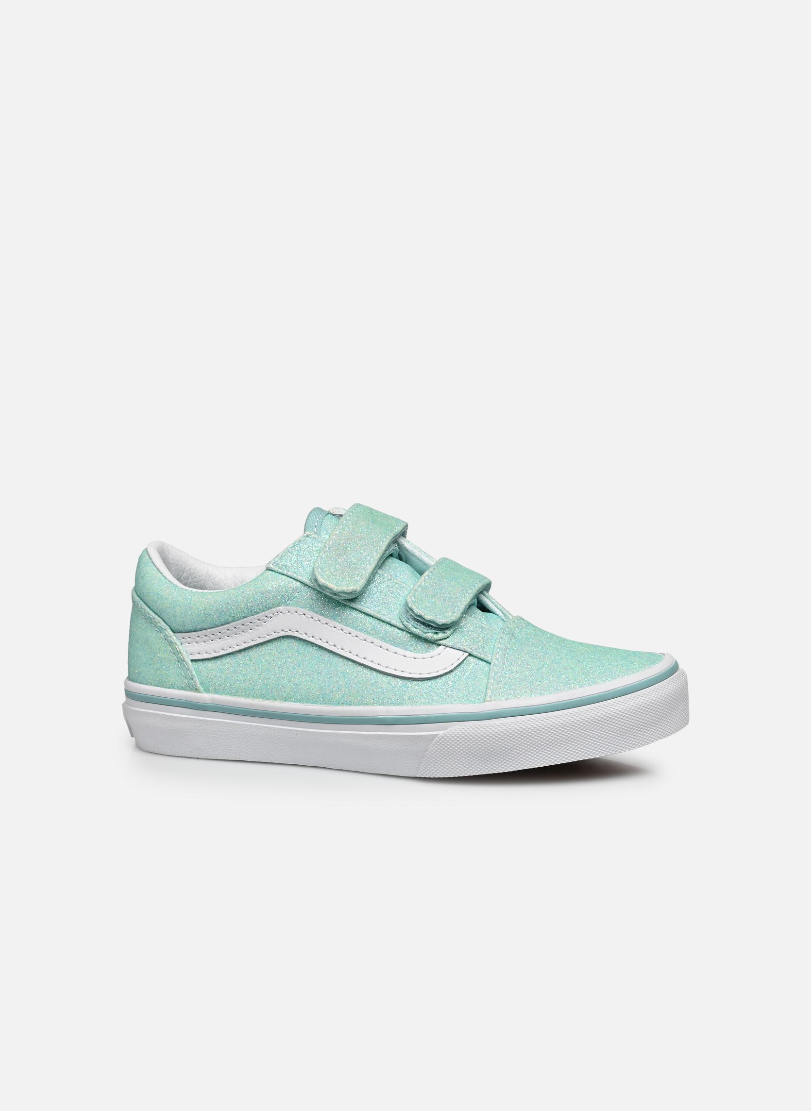 Baskets basses Uy Old Skool V fille vert Vans Baskets basses Uy Old Skool V fille vert GLITTER PASTEL BLUE