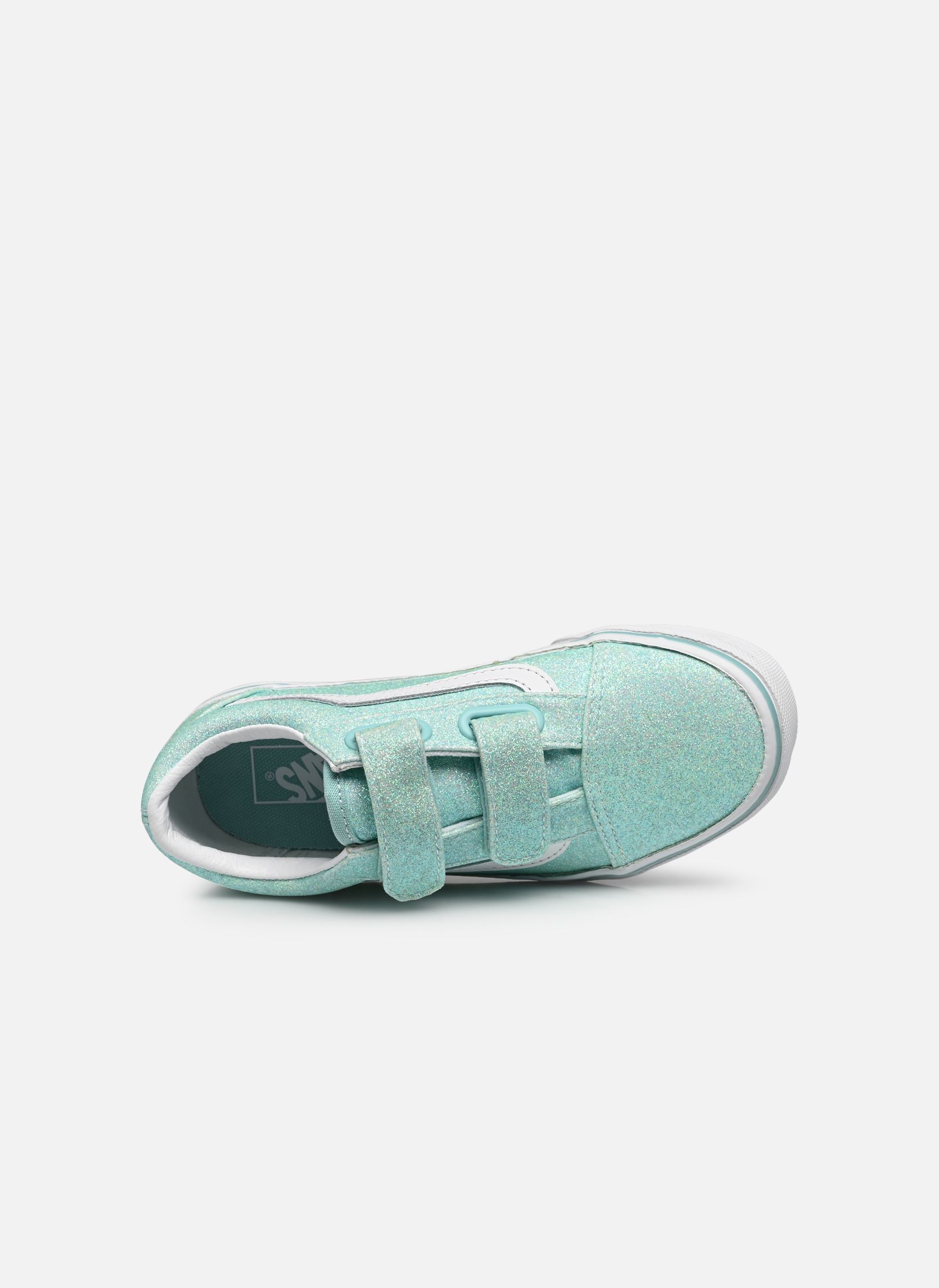 Baskets basses Uy Old Skool V fille vert Vans Baskets basses Uy Old Skool V fille vert GLITTER PASTEL BLUE