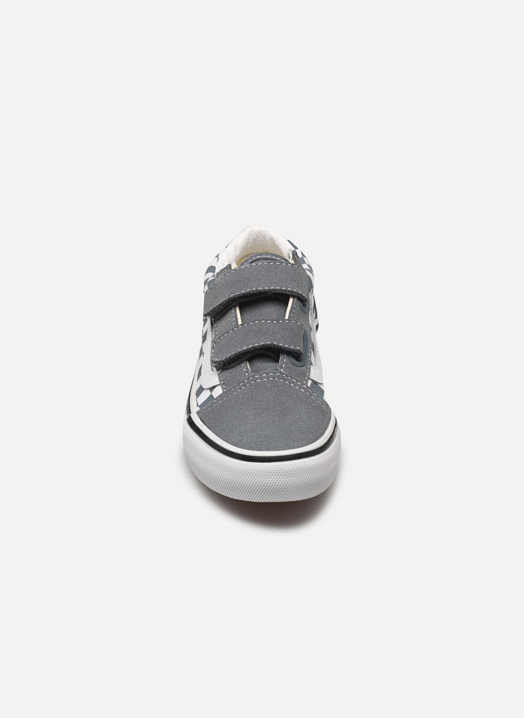Niedrige Sneaker Uy Old Skool V grau Vans Niedrige Sneaker Uy Old Skool V grau COLOR THEORY CHECKERBOARD STOR