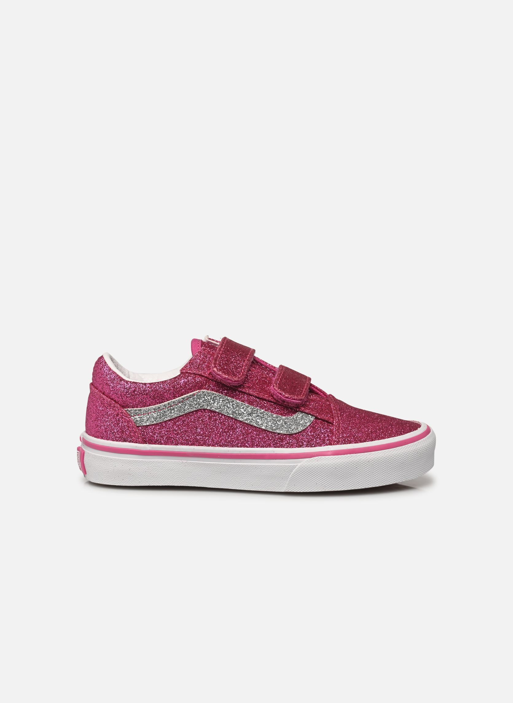 Baskets basses Uy Old Skool V fille rose Vans Baskets basses Uy Old Skool V fille rose GLITTER RASPBERRY ROSE