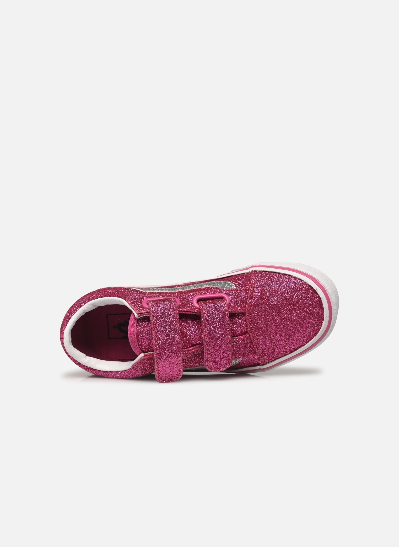 Baskets basses Uy Old Skool V fille rose Vans Baskets basses Uy Old Skool V fille rose GLITTER RASPBERRY ROSE