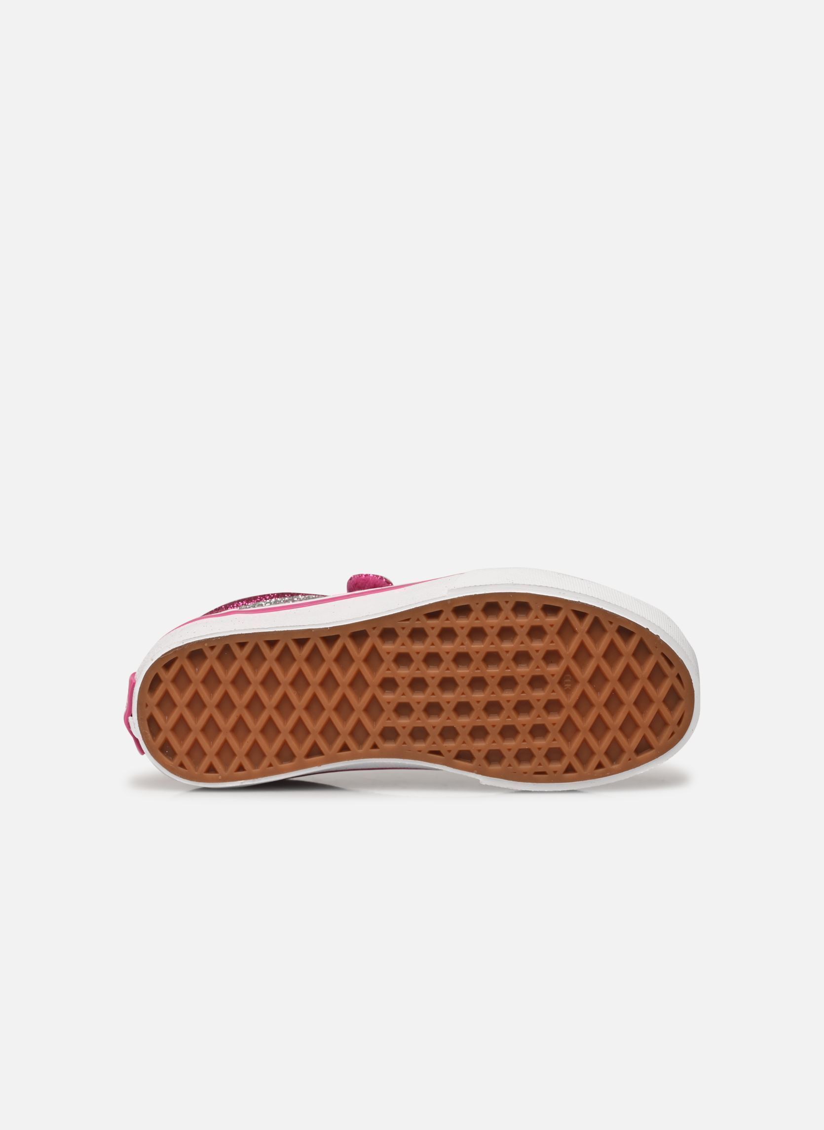 Baskets basses Uy Old Skool V fille rose Vans Baskets basses Uy Old Skool V fille rose GLITTER RASPBERRY ROSE