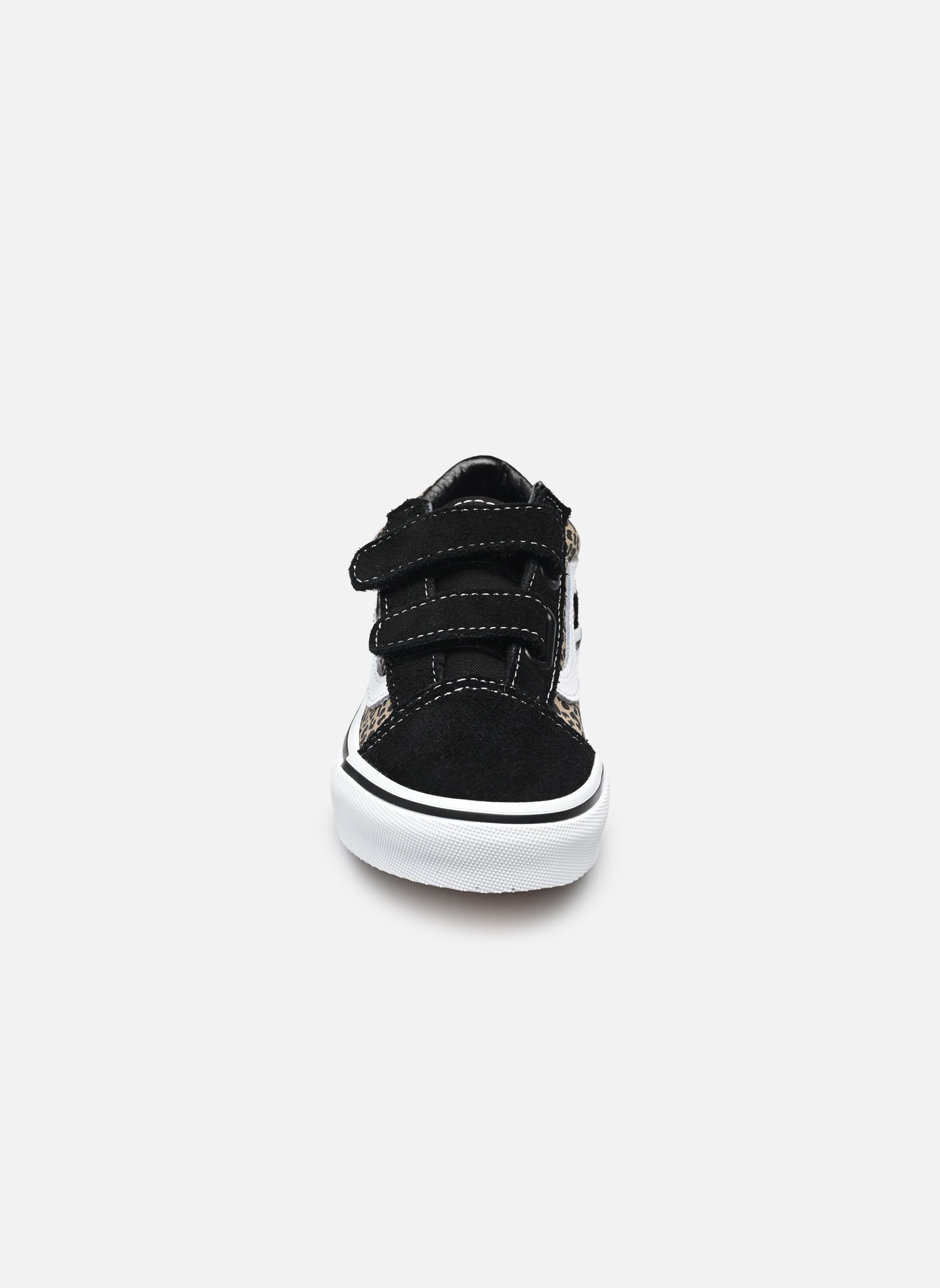 Niedrige Sneaker Uy Old Skool V mädchen schwarz Vans Niedrige Sneaker Uy Old Skool V mädchen schwarz BLACK/LEOPARD
