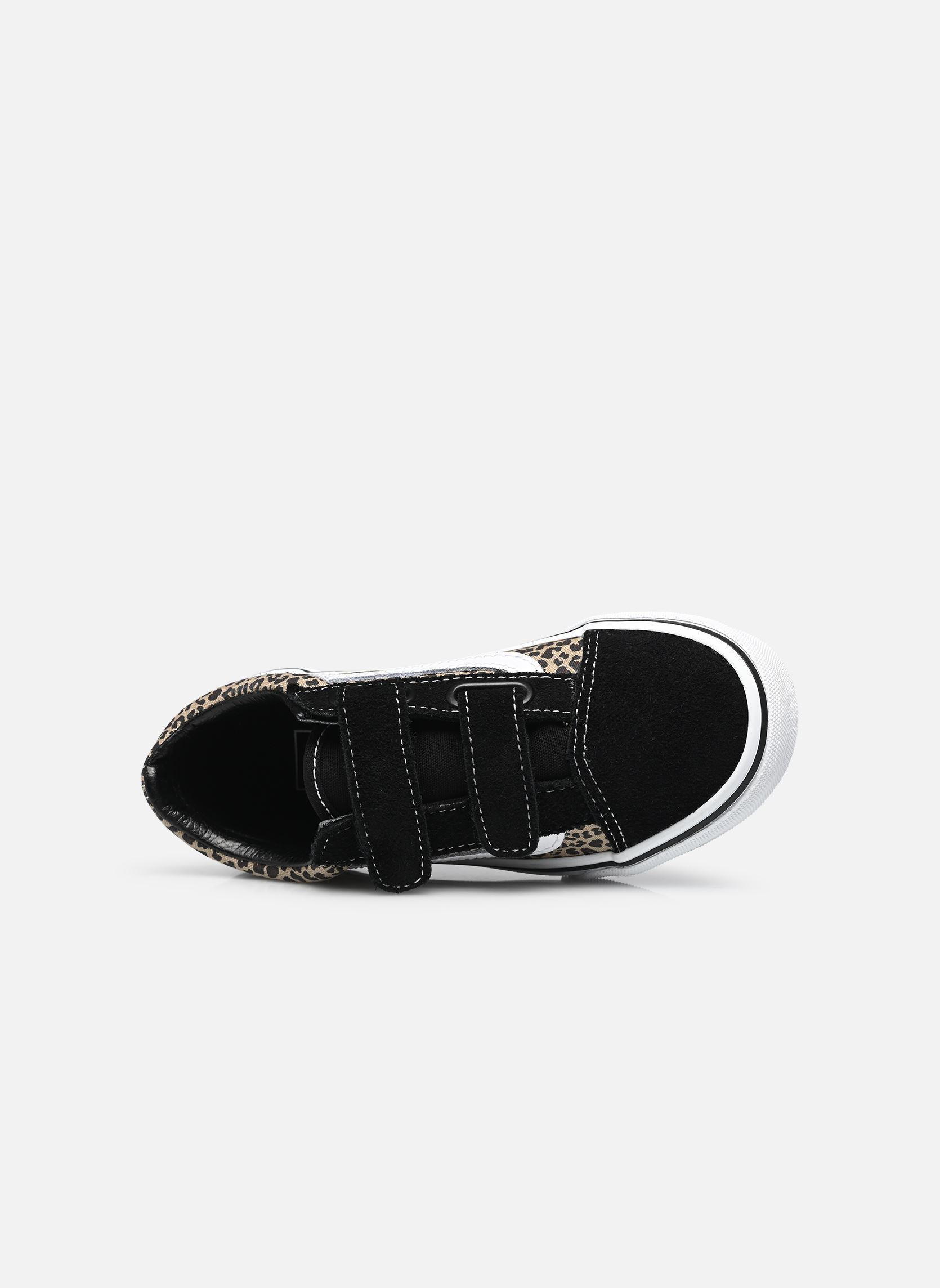 Niedrige Sneaker Uy Old Skool V mädchen schwarz Vans Niedrige Sneaker Uy Old Skool V mädchen schwarz BLACK/LEOPARD