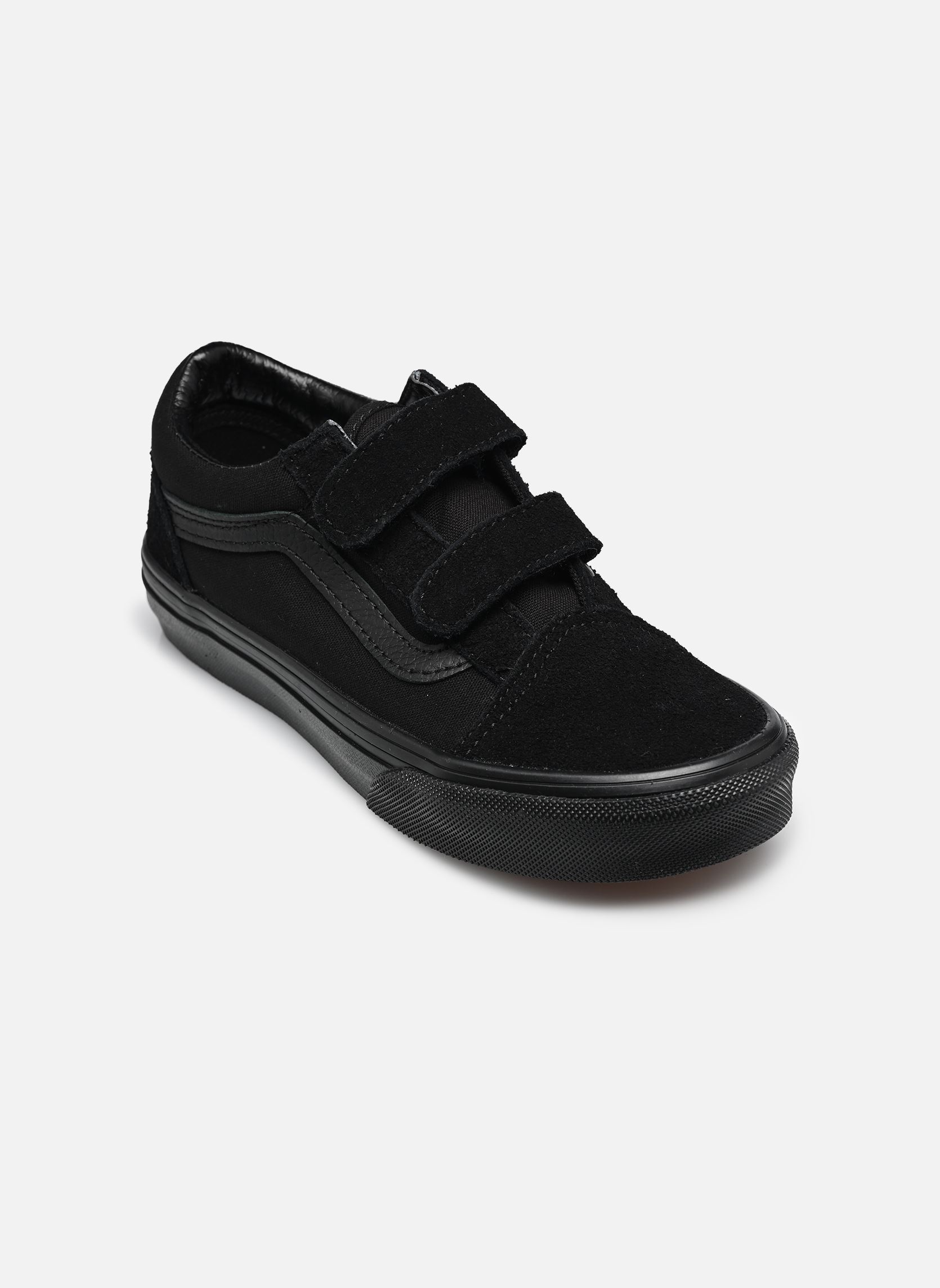 Baskets basses enfant Vans UY Old Skool V BlkBlk - vue 2