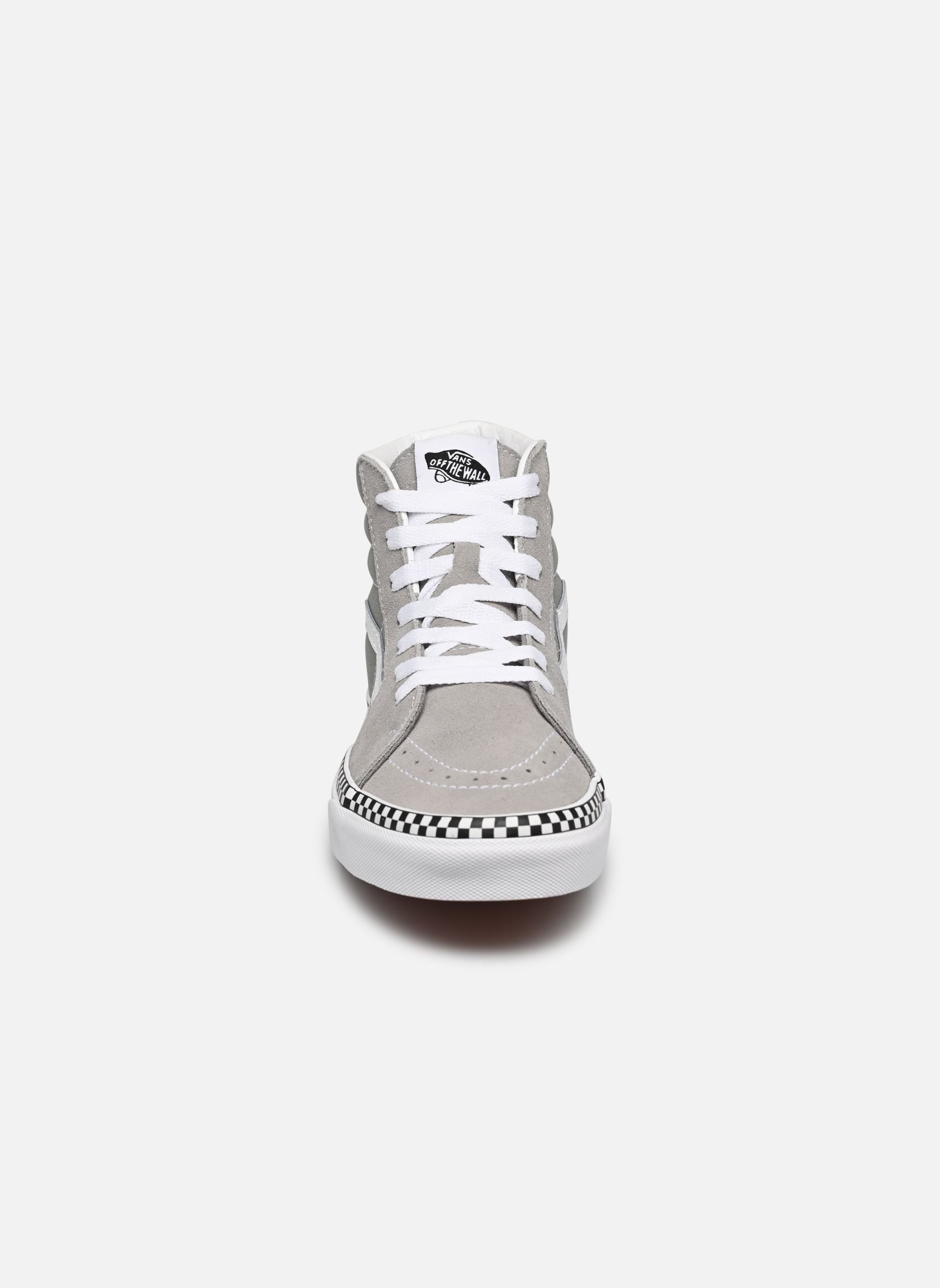 Baskets basses Jn Sk8-Hi gris Vans Baskets basses Jn Sk8-Hi gris CHECKERBOARD FOXING DRIZZLE/TR