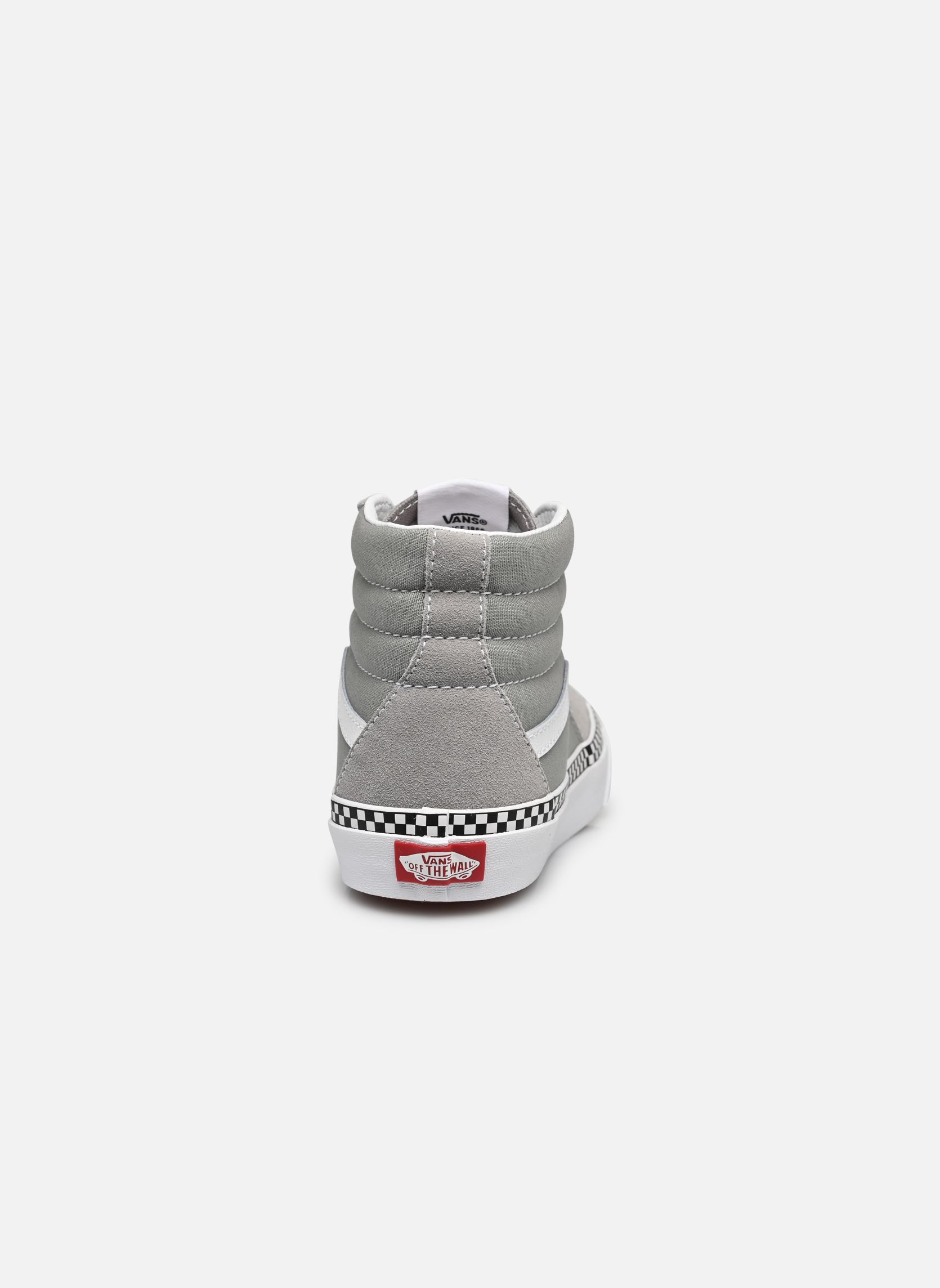 Baskets basses Jn Sk8-Hi gris Vans Baskets basses Jn Sk8-Hi gris CHECKERBOARD FOXING DRIZZLE/TR