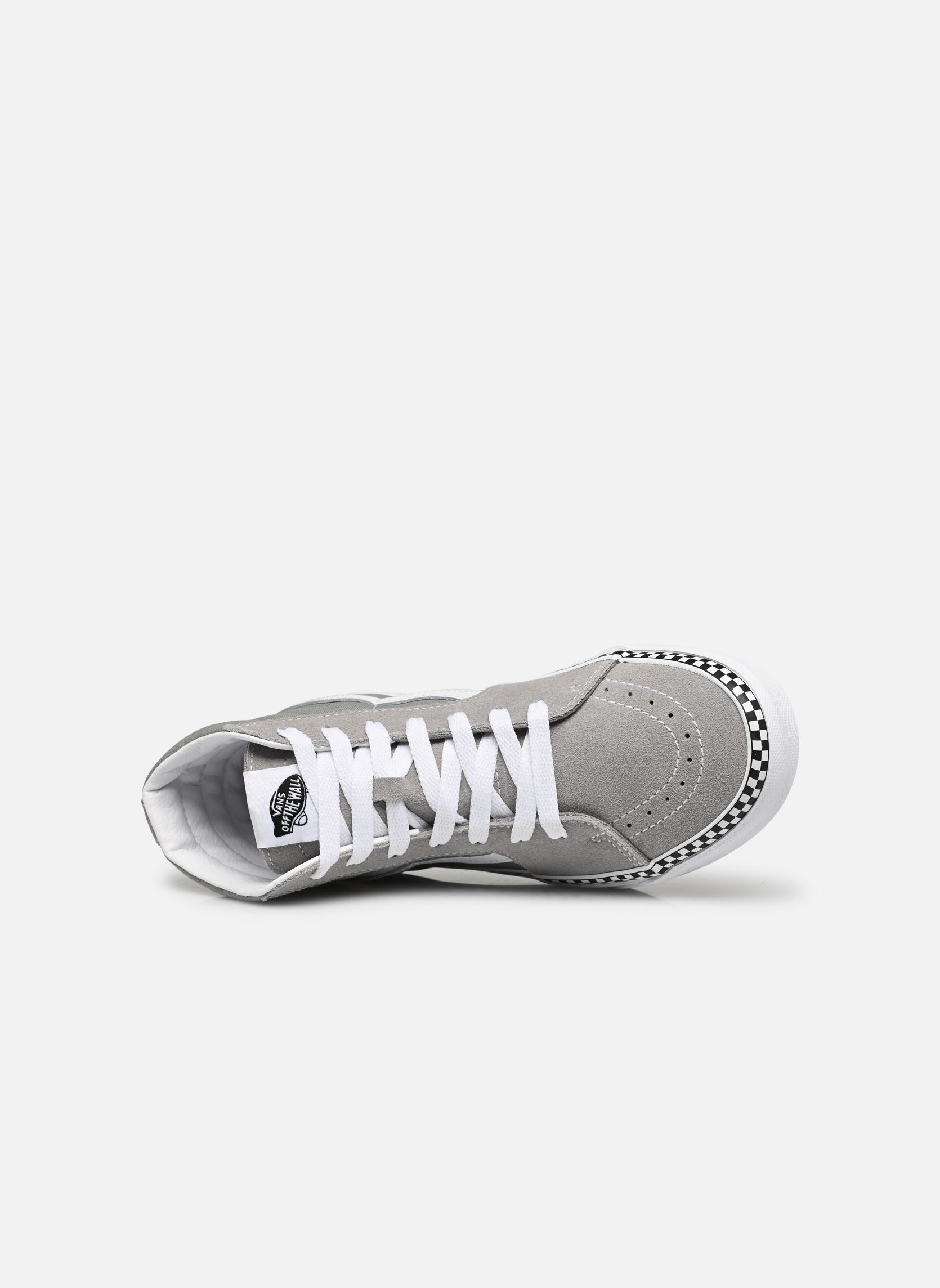 Baskets basses Jn Sk8-Hi gris Vans Baskets basses Jn Sk8-Hi gris CHECKERBOARD FOXING DRIZZLE/TR