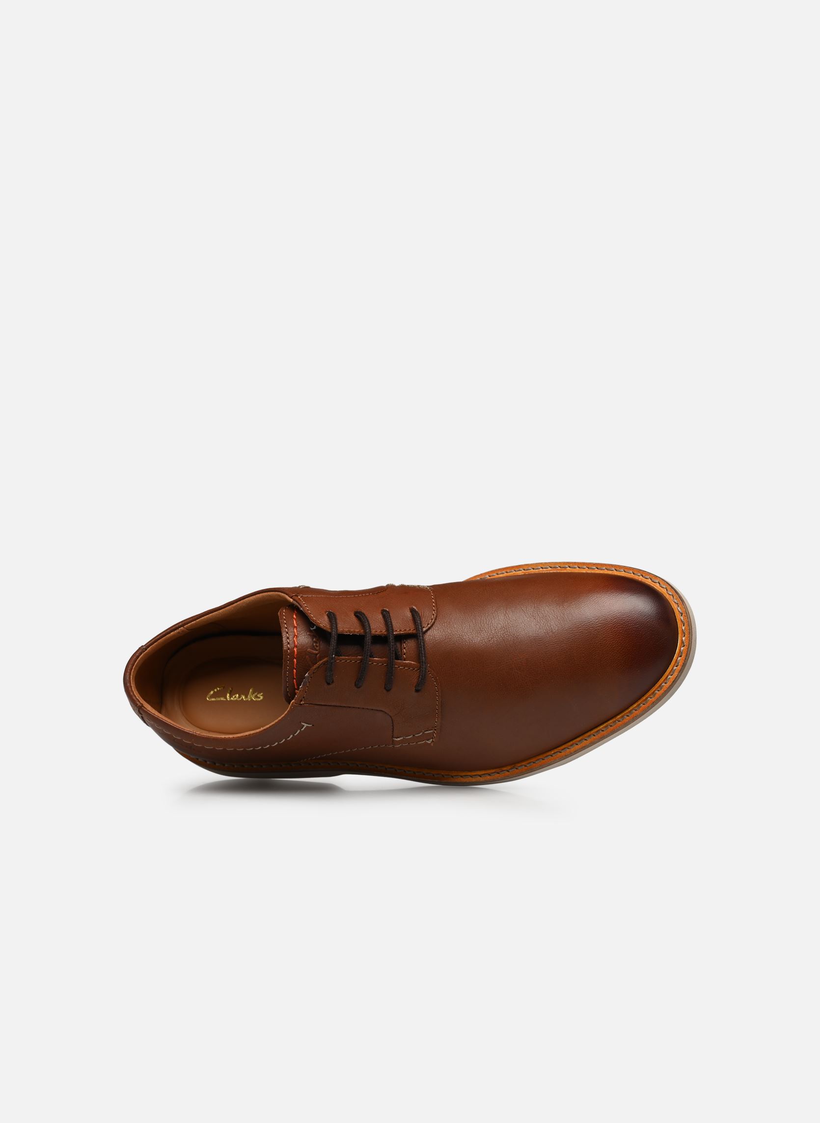 Derby schoenen Atticus LTLace heren bruin Clarks Derby schoenen Atticus LTLace heren bruin DARK TAN LEA