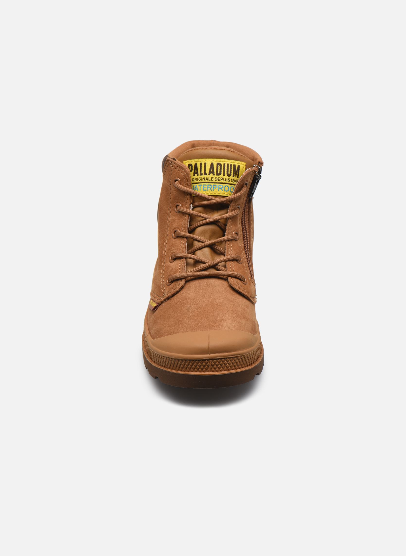 Stivaletti PAMPA HI CUFF WATERPROOF marrone Palladium Stivaletti PAMPA HI CUFF WATERPROOF marrone MAHOGANY