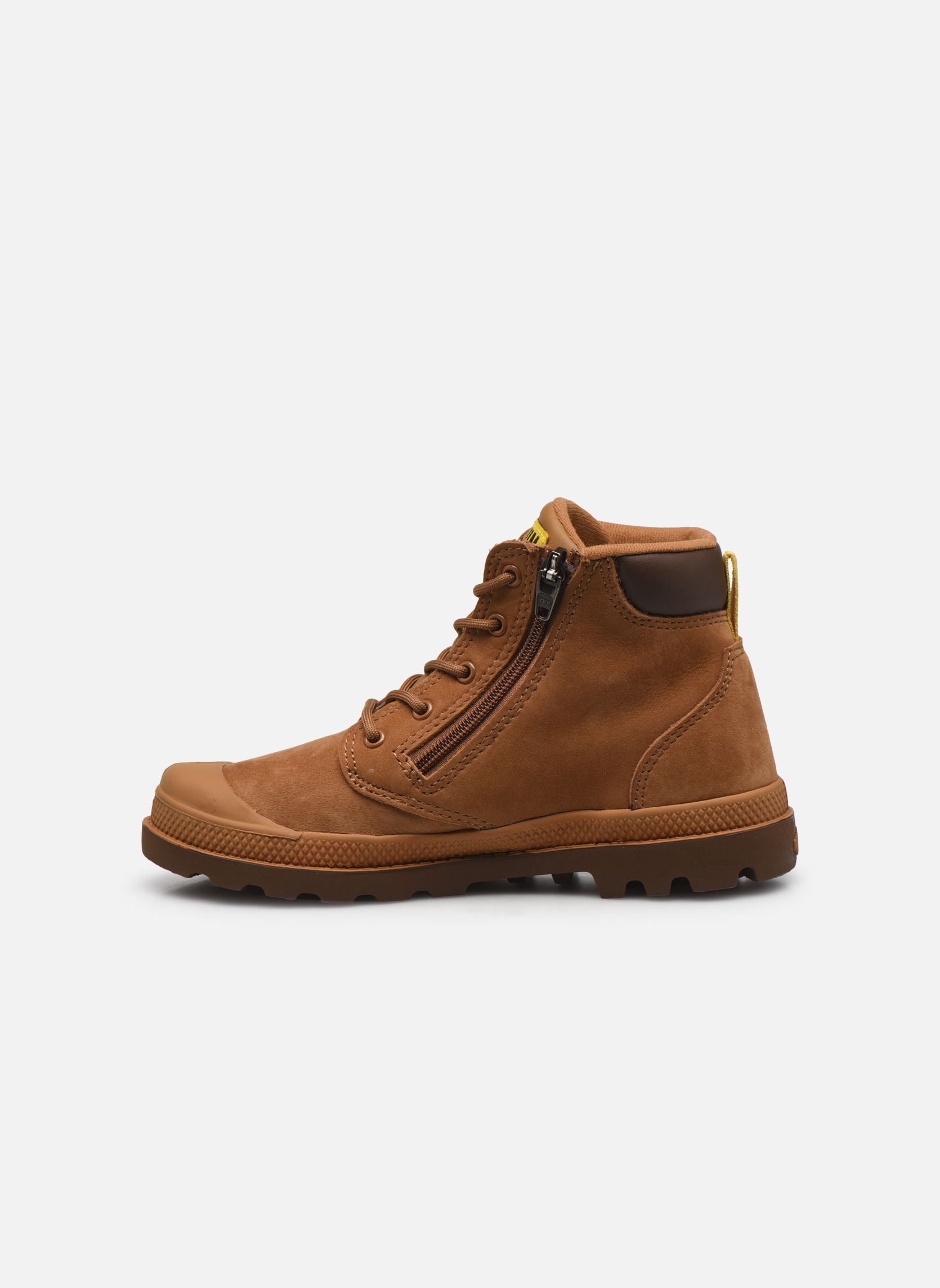 Stivaletti PAMPA HI CUFF WATERPROOF marrone Palladium Stivaletti PAMPA HI CUFF WATERPROOF marrone MAHOGANY