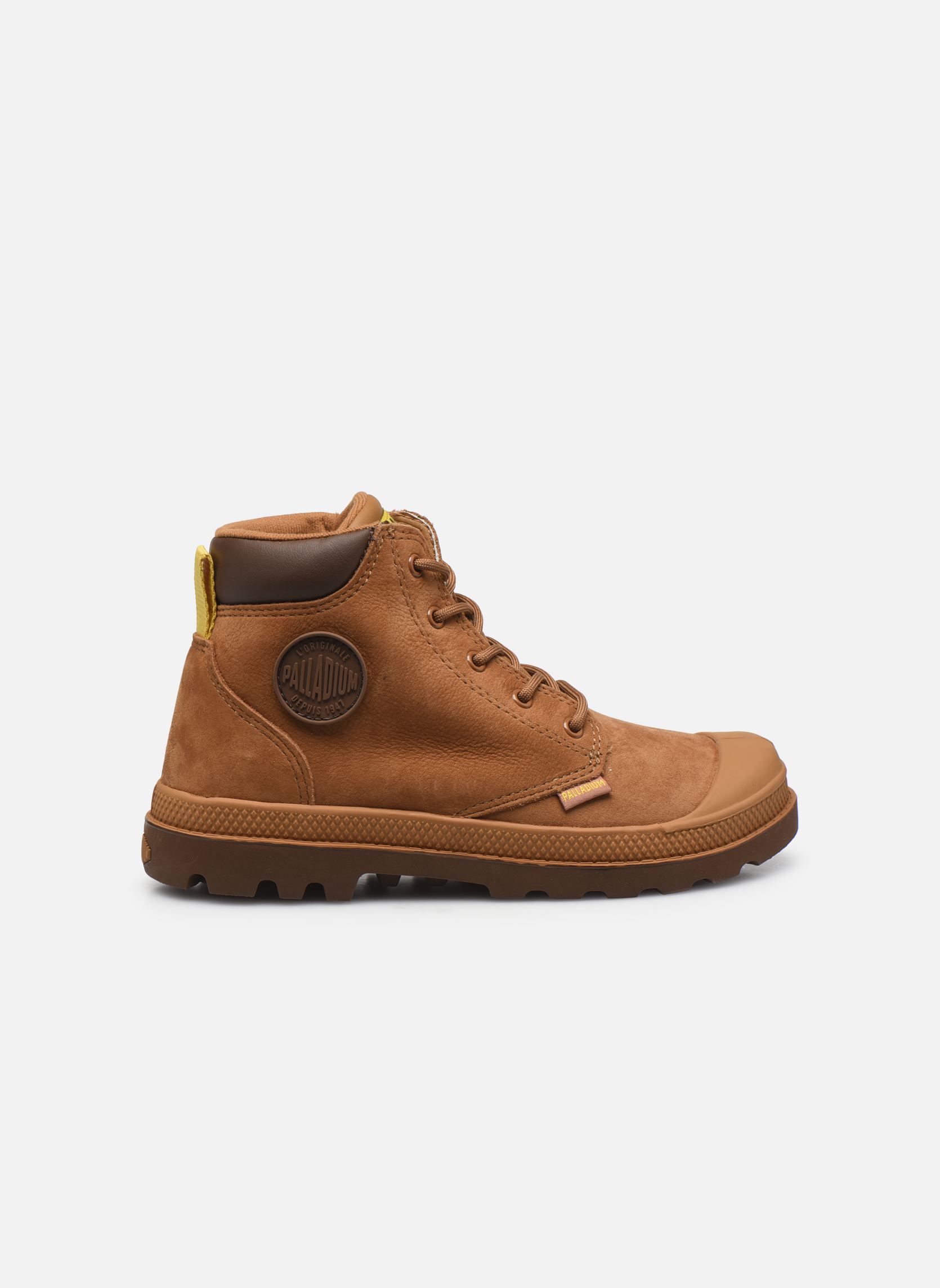 Stivaletti PAMPA HI CUFF WATERPROOF marrone Palladium Stivaletti PAMPA HI CUFF WATERPROOF marrone MAHOGANY