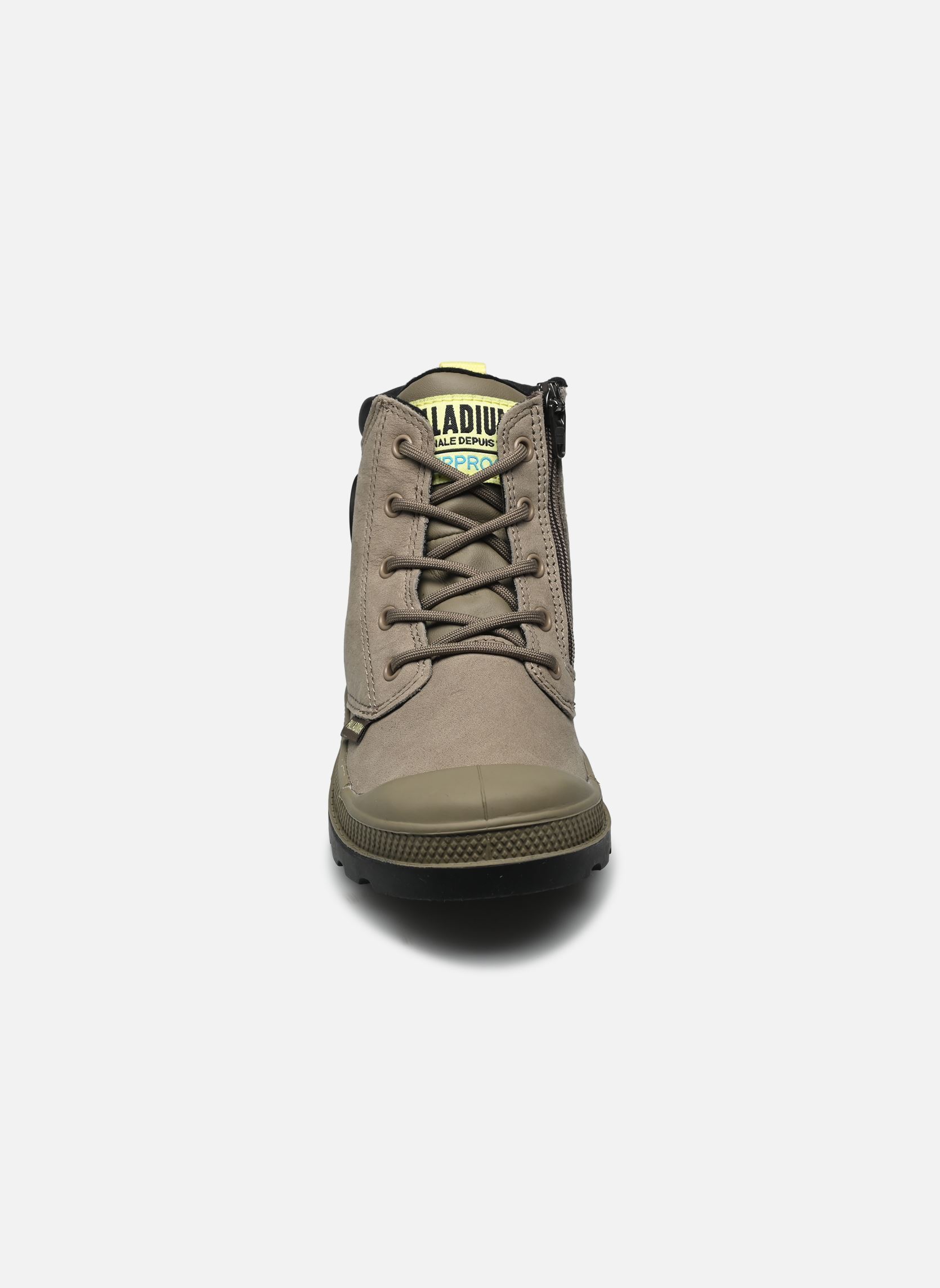 Stiefeletten / Ankle Boots PAMPA HI CUFF WATERPROOF grau Palladium Stiefeletten / Ankle Boots PAMPA HI CUFF WATERPROOF grau DUSKY GREEN