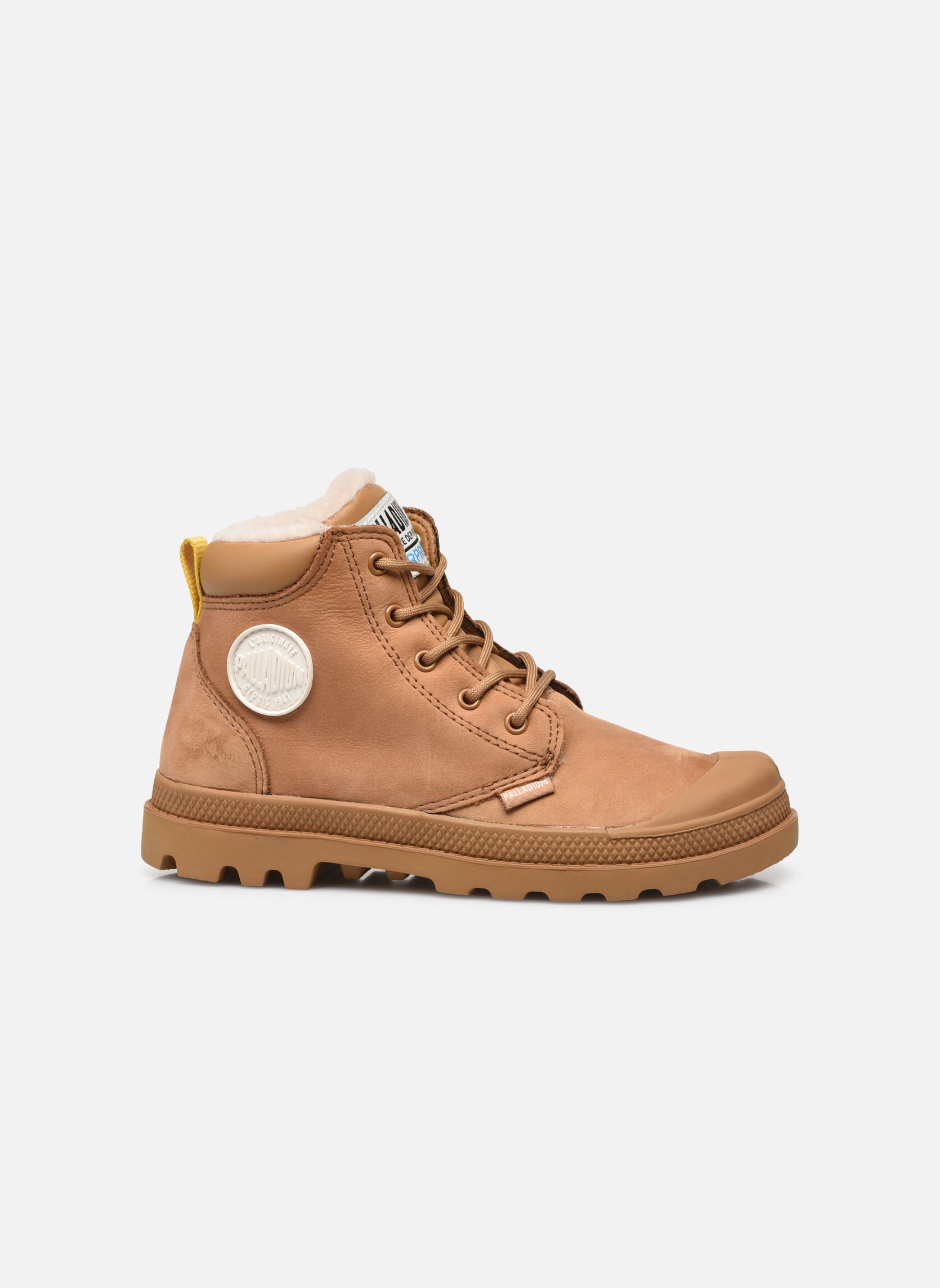 Stiefeletten / Ankle Boots PAMPA HI CUFF WATERPROOF SHEARLING braun Palladium Stiefeletten / Ankle Boots PAMPA HI CUFF WATERPROOF SHEARLING braun DEAR BROWN